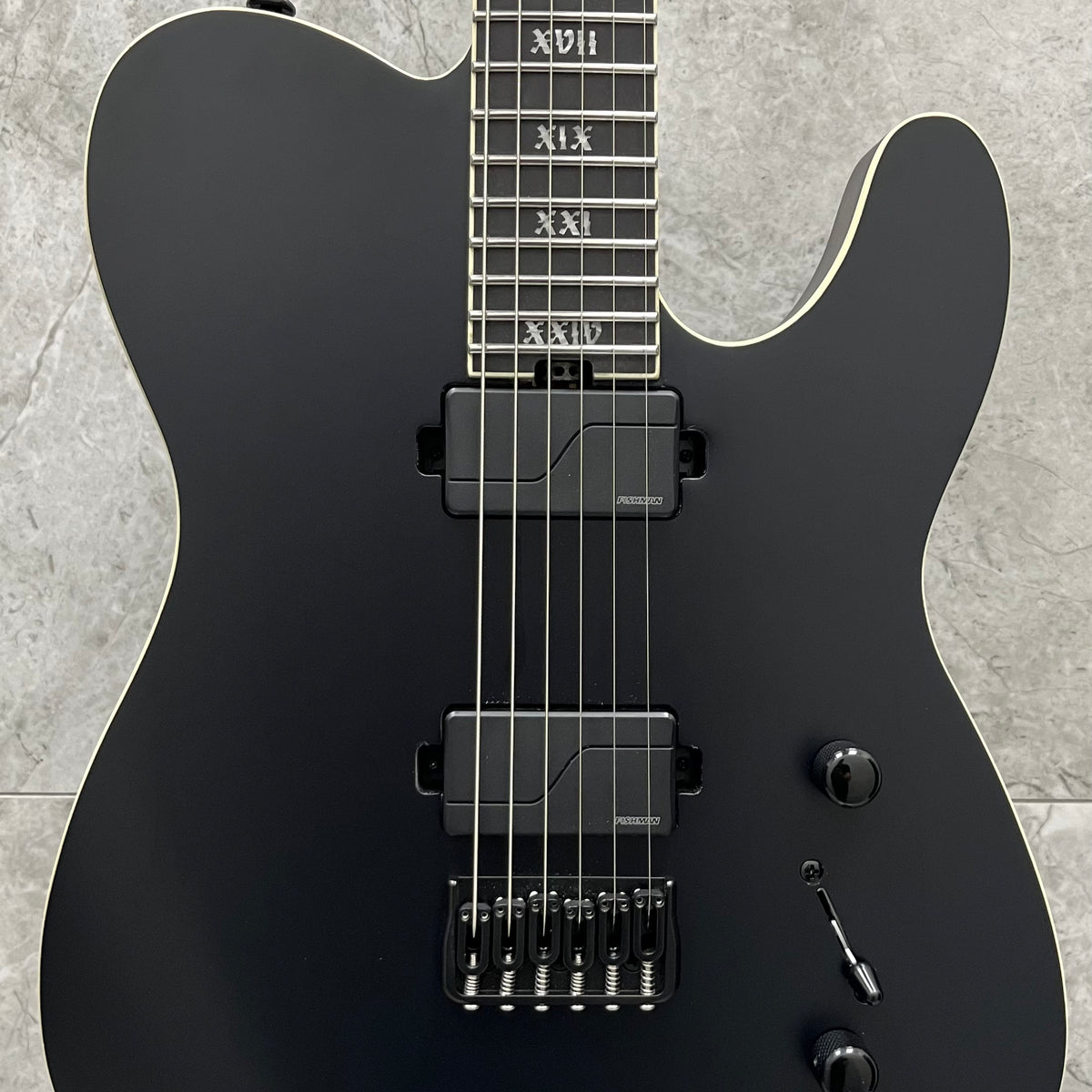 Schecter PT SLS Evil Twin Electric Guitar Satin Black 1342-SHC