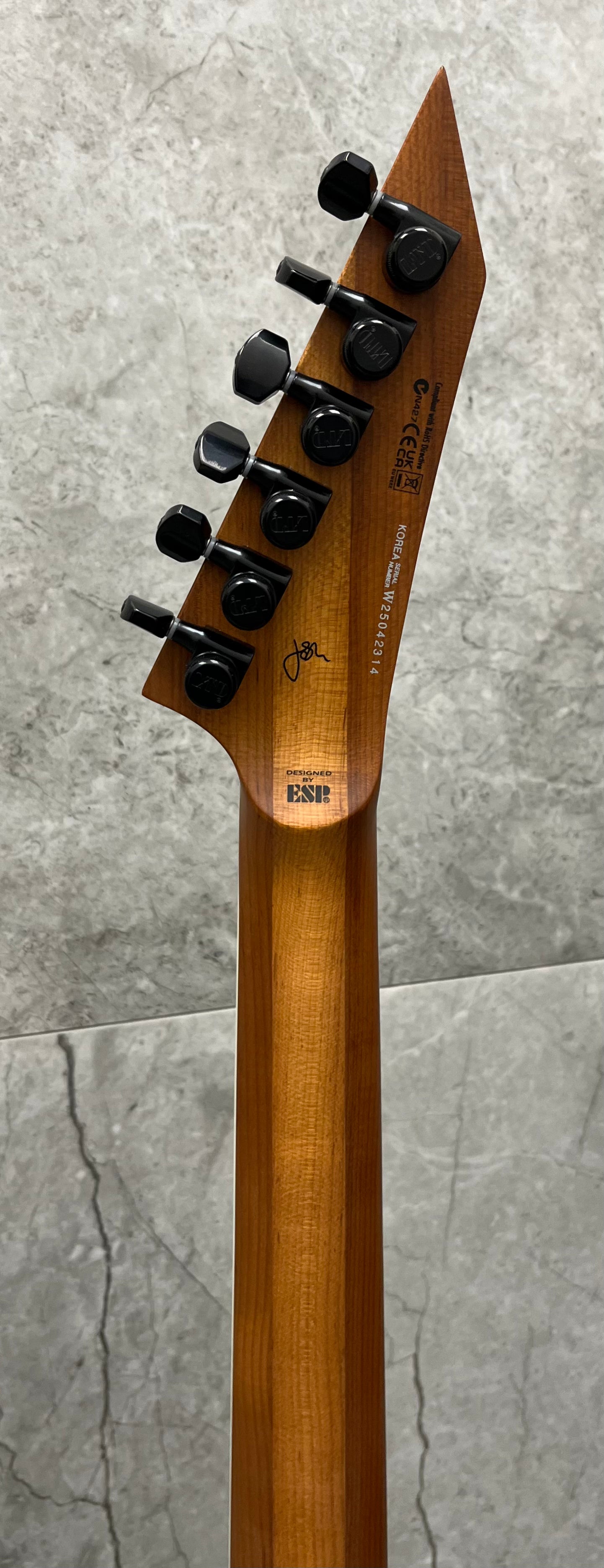 ESP LTD Josh Middleton JM-I Signature Electric Guitar - Deep Blood Moon W/ HARDSHELL CASE JMIQMDBLM SERIAL NUMBER W25042314 - 7.4 LBS