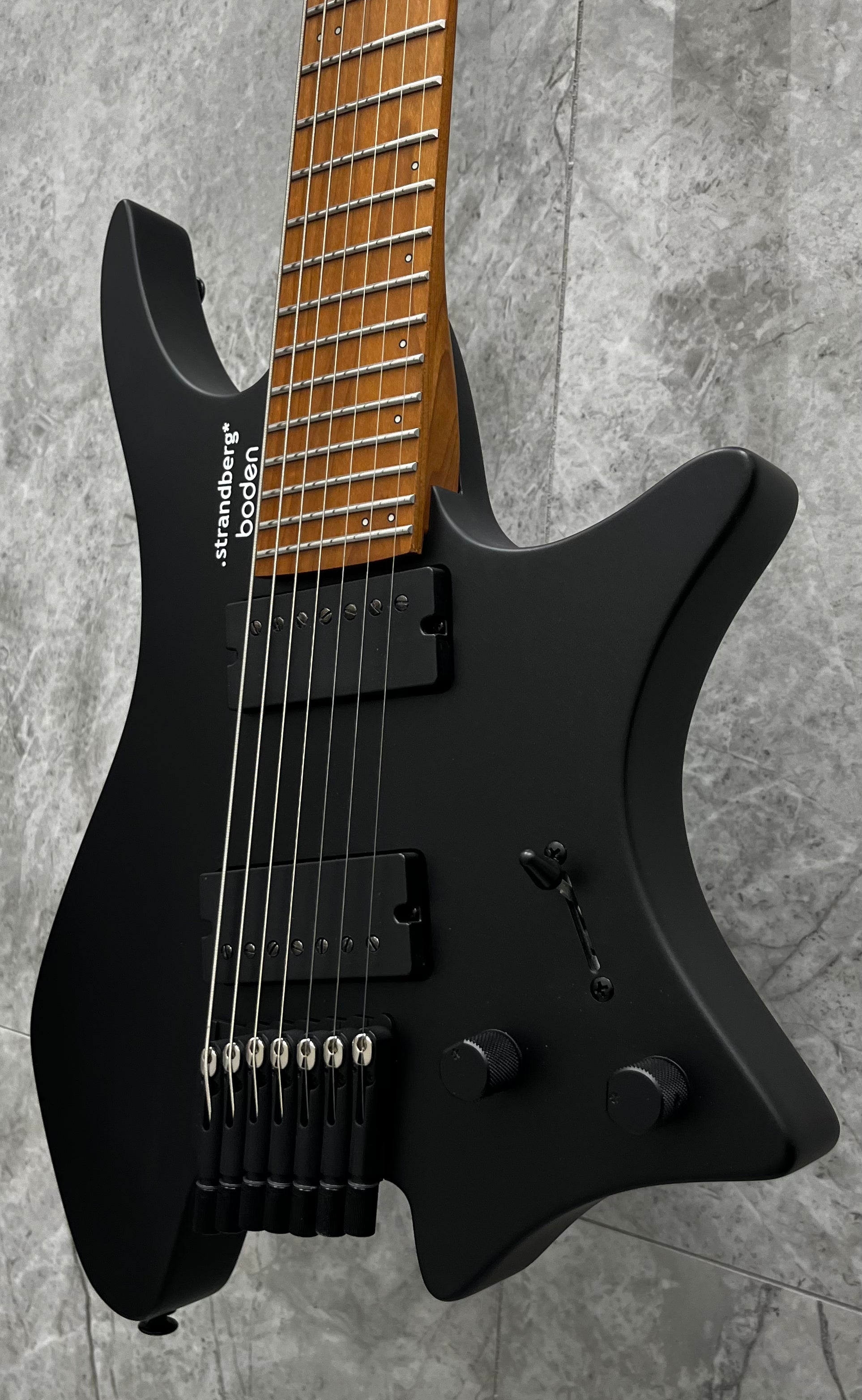 Strandberg Boden Standard N2.7 7 String Black Satin Metallic BD7HCT-25S2-G1-BSNM SERIAL NUMBER C2516977 - 5 LBS 9 OZ