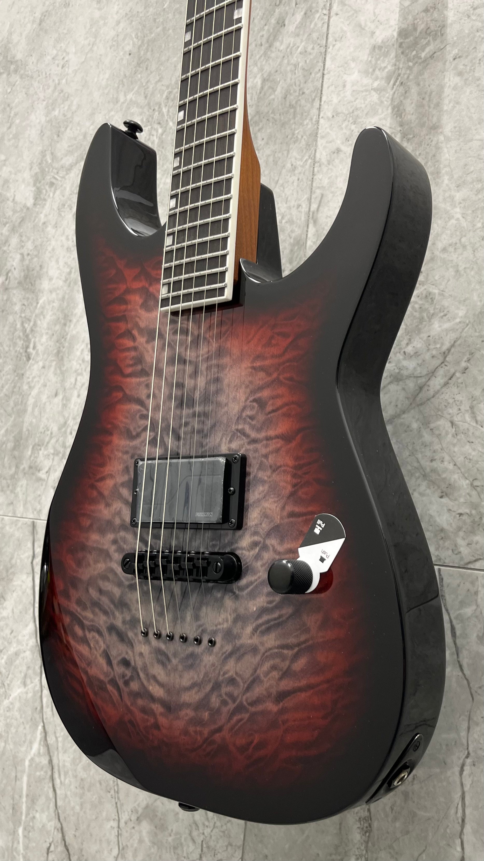 ESP LTD Josh Middleton JM-I Signature Electric Guitar - Deep Blood Moon W/ HARDSHELL CASE JMIQMDBLM SERIAL NUMBER W25042314 - 7.4 LBS