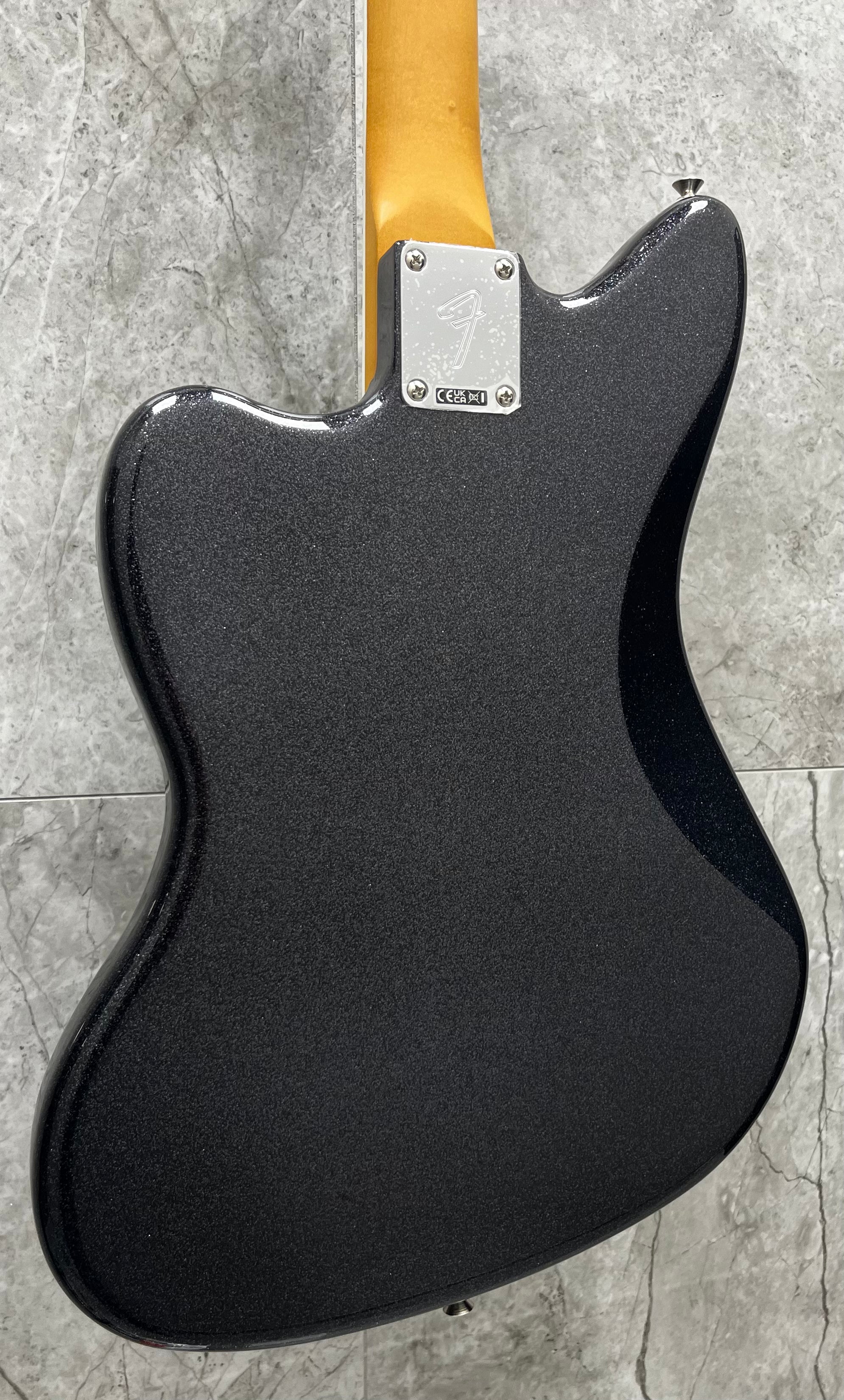 Fender Limited Edition Gold Foil Jazzmaster Ebony Fingerboard Black Sparkle 0140701398 SERIAL NUMBER MX26031577 - 9 LBS 5 OZ