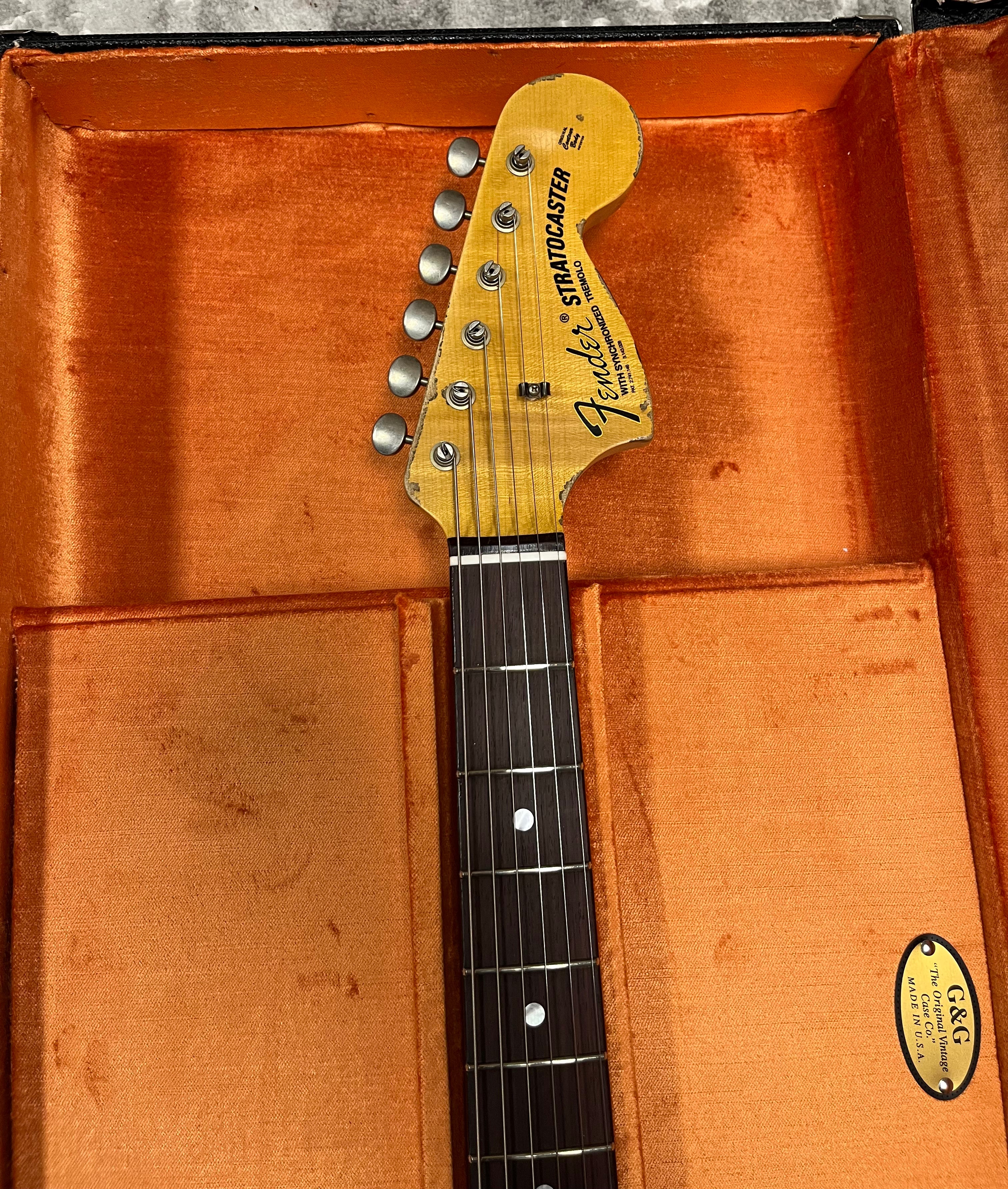 Fender Custom Shop 2025 Strat Pro Super Heavy Relic, 3A Rosewood Fingerboard, Aged Vintage White 9231016928 SERIAL NUMBER 18577 - 7 LBS 15 OZ