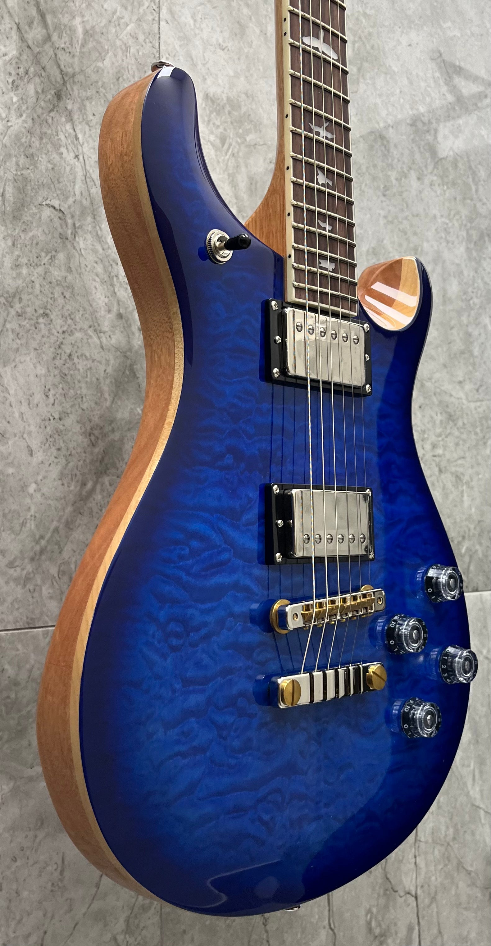 PRS Se McCarty Mc594 Quilt top – Faded Blue Burst 113703:DC SERIAL NUMBER CTIH022771 - 7 LBS 2 OZ