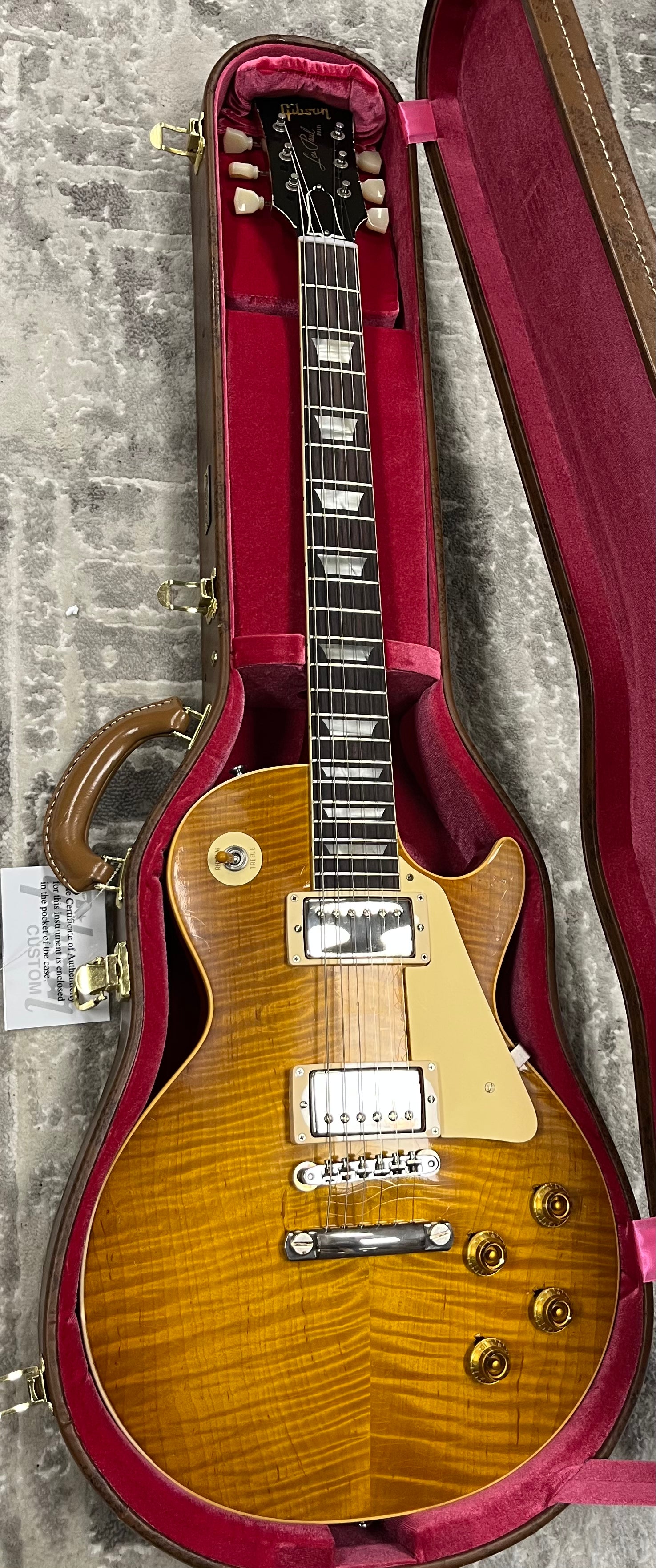 Gibson USA Custom Shop Murphy Lab 1959 Les Paul Standard Dirty Lemon Burst Light Aged - Dirty Lemon LPR59LADLNH SERIAL NUMBER 943368 - 8.6 LBS