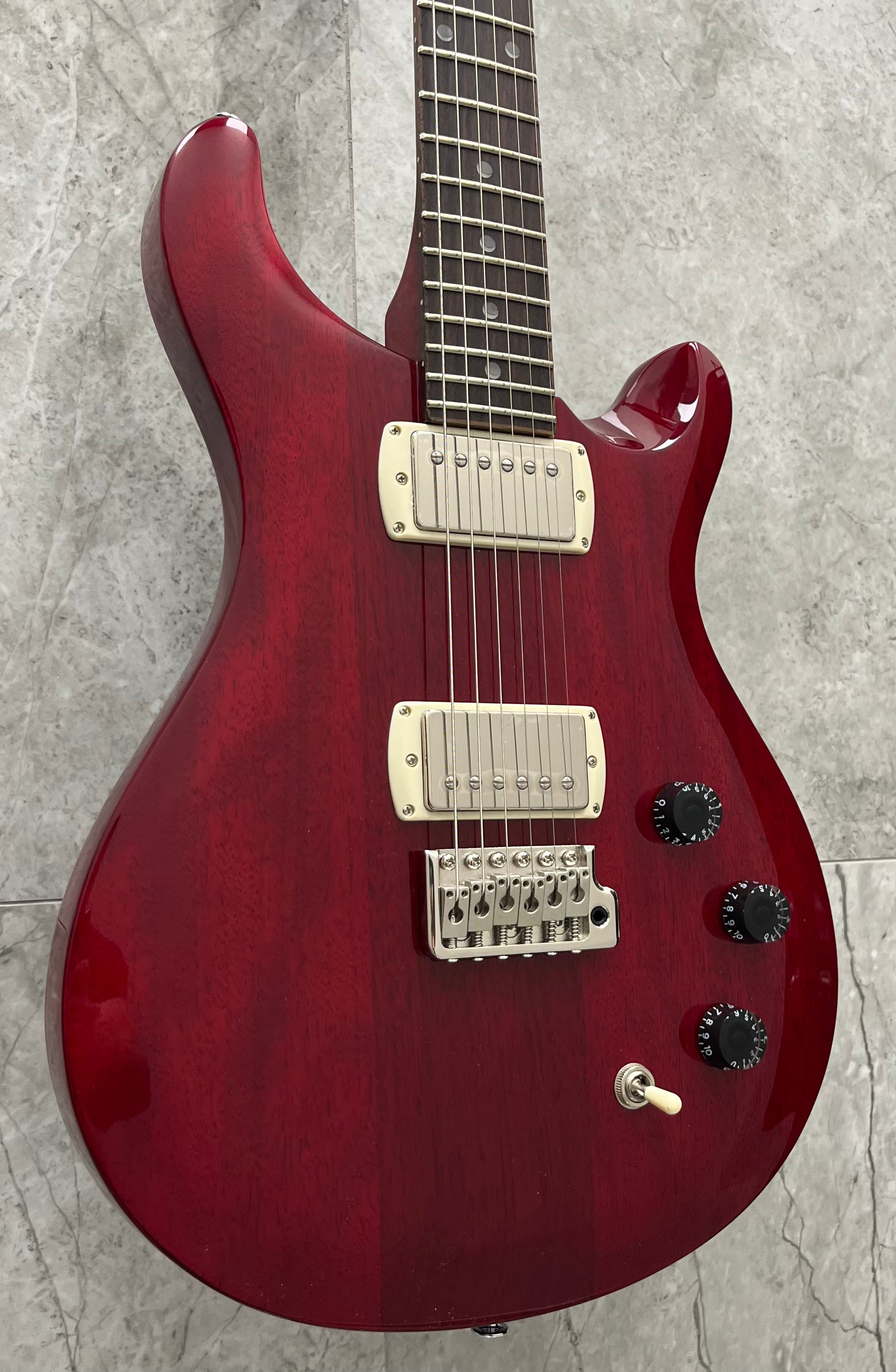 PRS Guitars SE DGT Standard Electric Guitar with Gigbag MOON INLAYS - Vintage Cherry 116011::VC SERIAL NUMBER CTIH036888 - 7 LBS 5 OZ