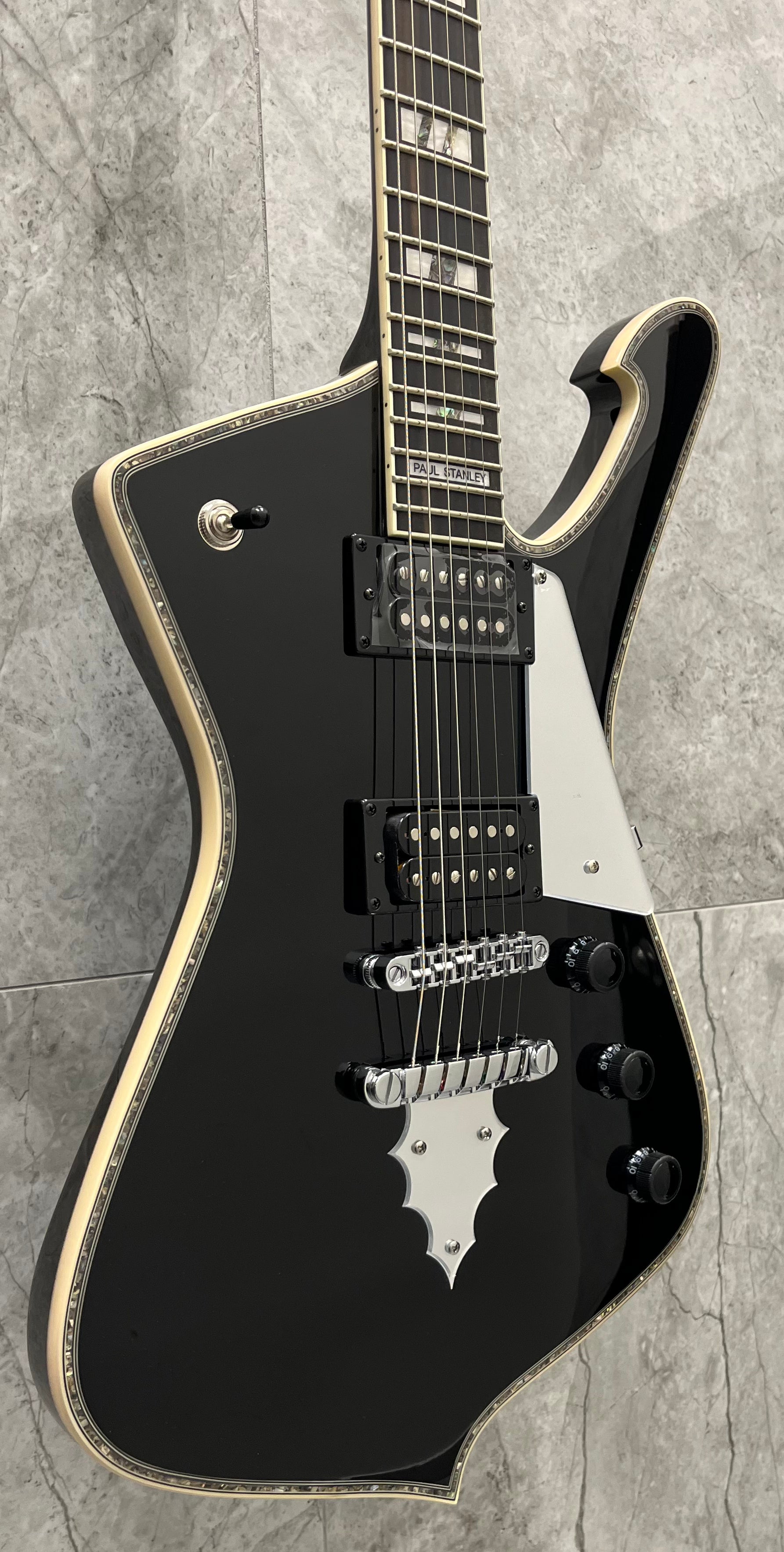 Ibanez Paul Stanley Signature Series PS120BK Electric Guitar SERIAL NUMBER 4L241000110 - 8.6 LBS
