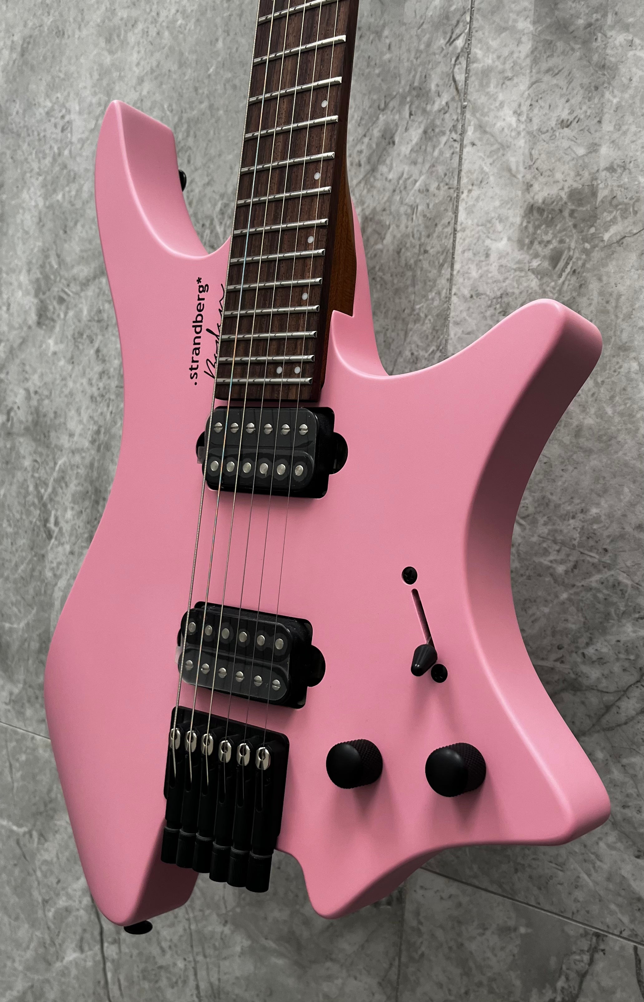 Strandberg Boden Essential 6 Electric Guitar Coral Pink BD6CT-24E-R-S-CPK SERIAL NUMBER C2511749 - 5 LBS 2 OZ