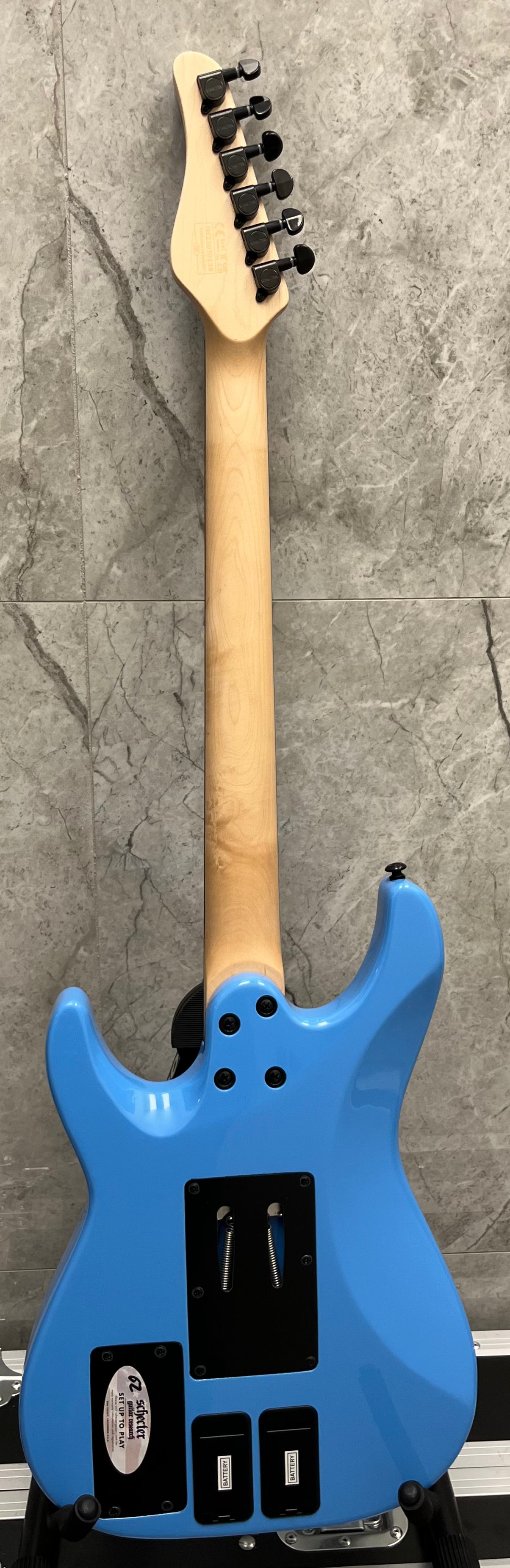 Schecter Sun Valley Super Shredder FR S w/ Sustainiac Riviera Blue 1288-SHC SERIAL NUMBER IW25070130 - 7 LBS 3 OZ