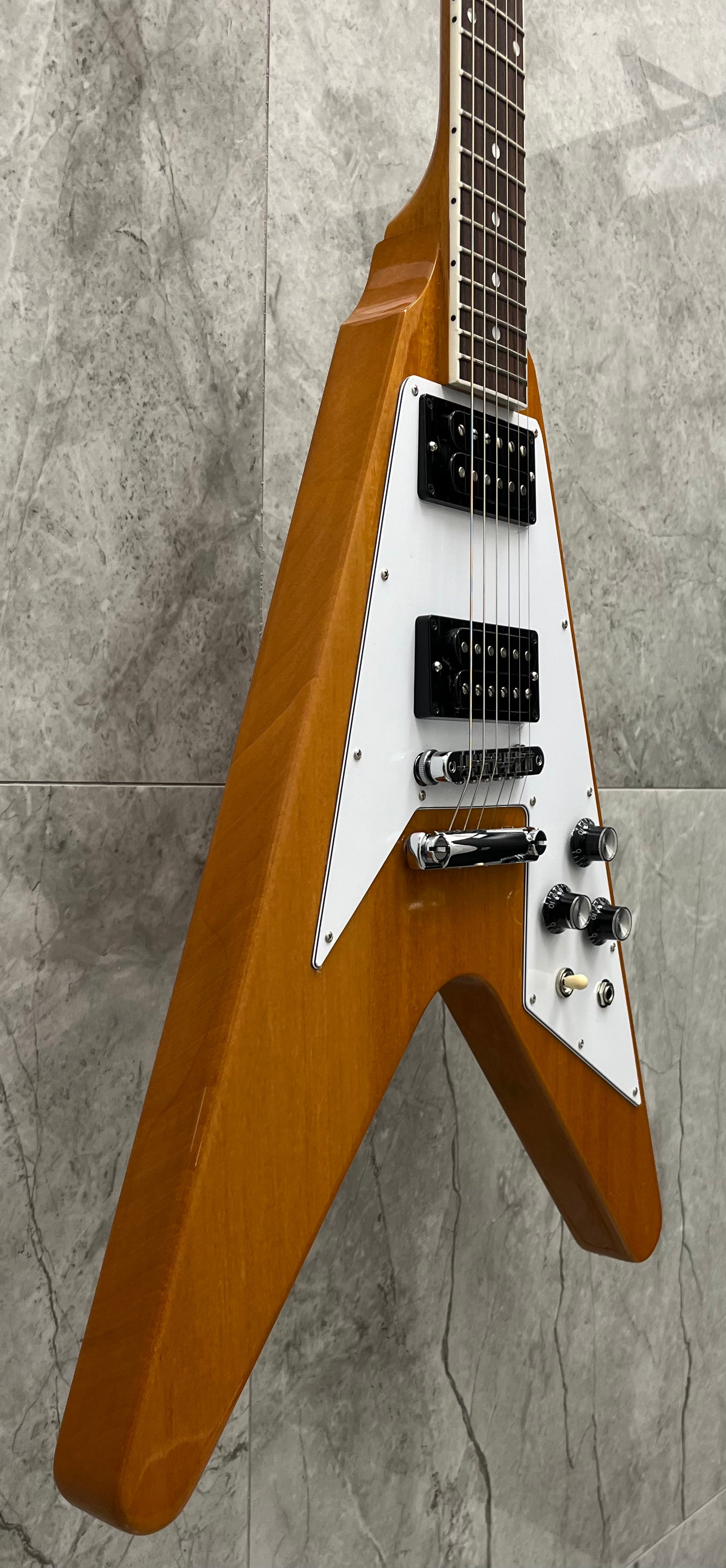 Gibson USA 70s Flying V Antique Natural DSVS00ANCH
