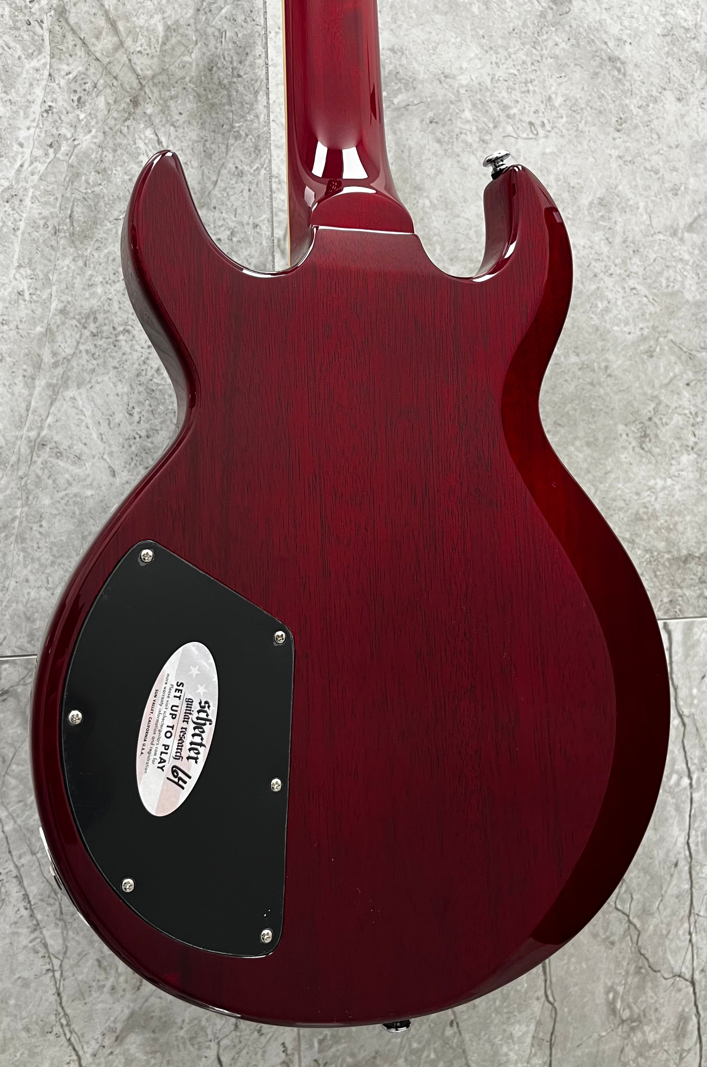 Schecter ZV-CST-REISSUE-STC ZACKY VENGEANCE 6661 ARTIST SIGNATURE See Thru Cherry 26-SHC SERIAL NUMBER W26040886 - 6 LBS 3 OZ