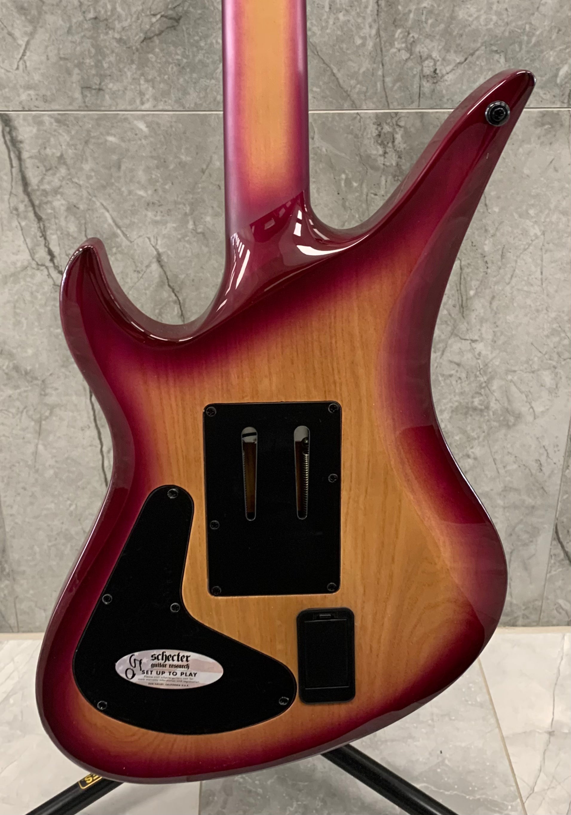 Schecter Nikki Stringfield A-6 FR S Electric Guitar, Maiden Mist 359-SHC