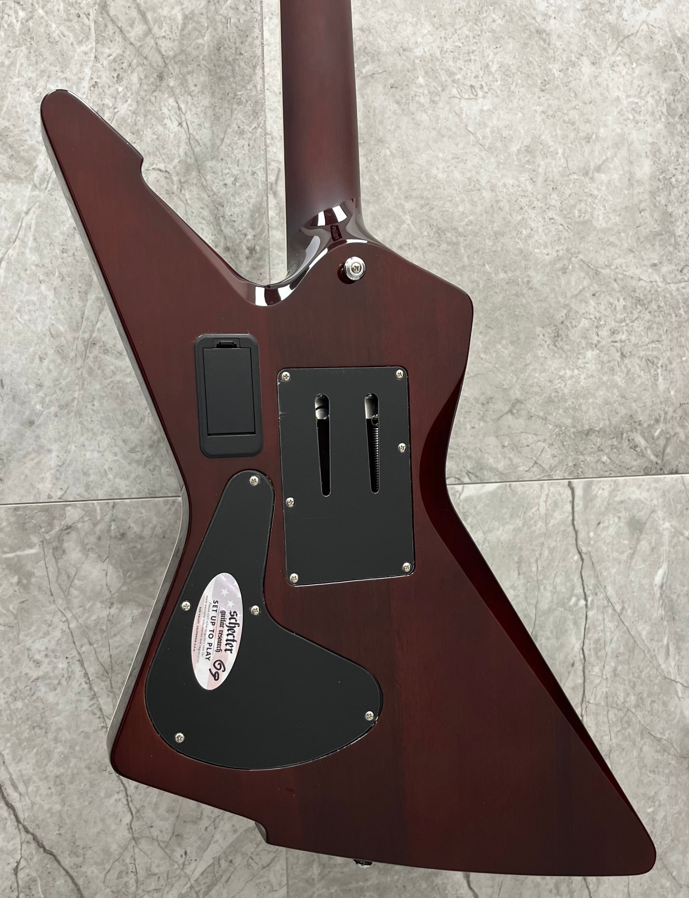 Schecter E-1 FR-S Electro-Resin w/ Sustainiac Gloss Natural 605-SHC SERIAL NUMBER W24110643 - 8.0 LBS
