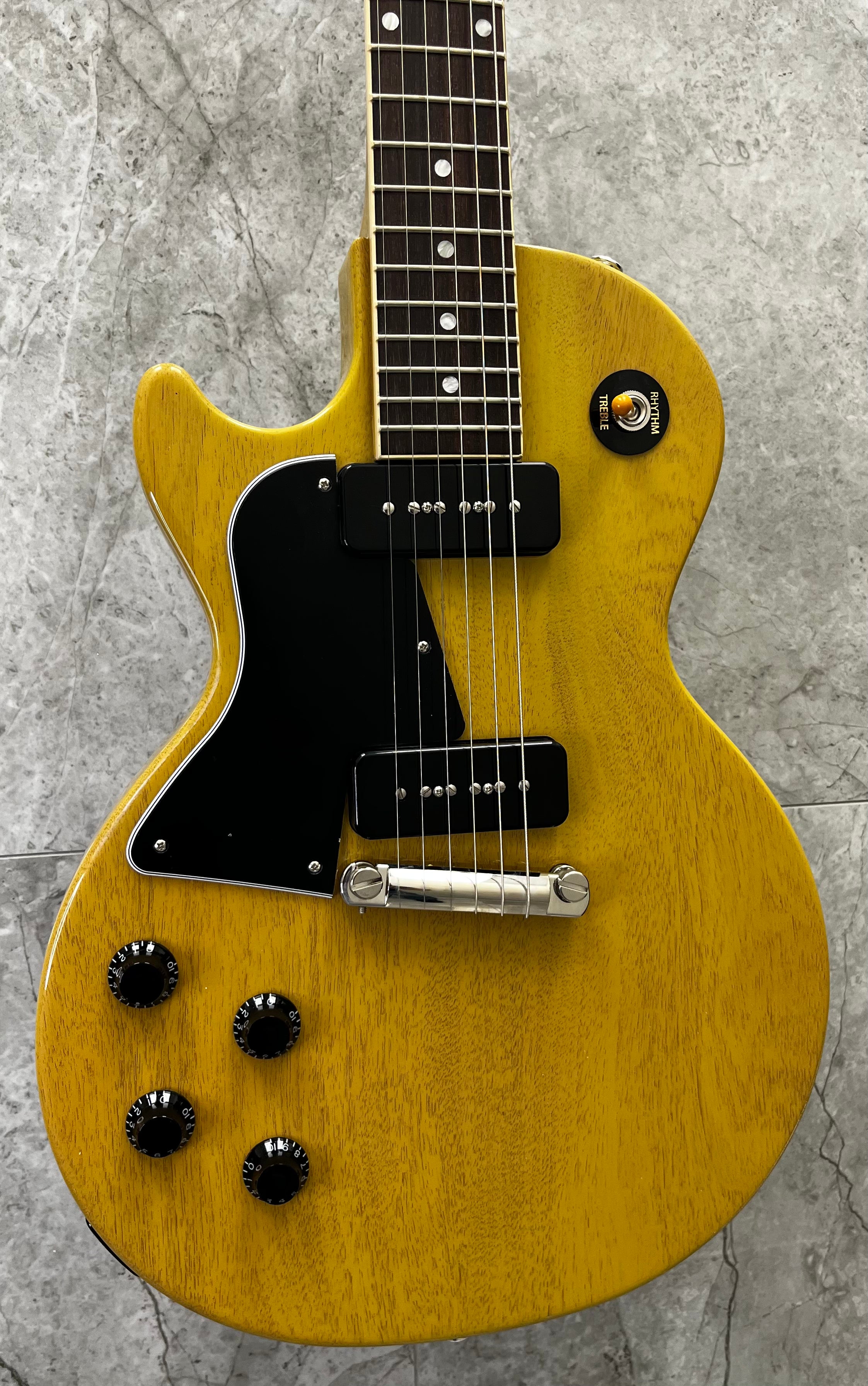 Gibson USA Les Paul Special Left Handed - TV Yellow LPSP00TVNHLH SERIAL NUMBER 208360047 - 8 LBS 10 OZ