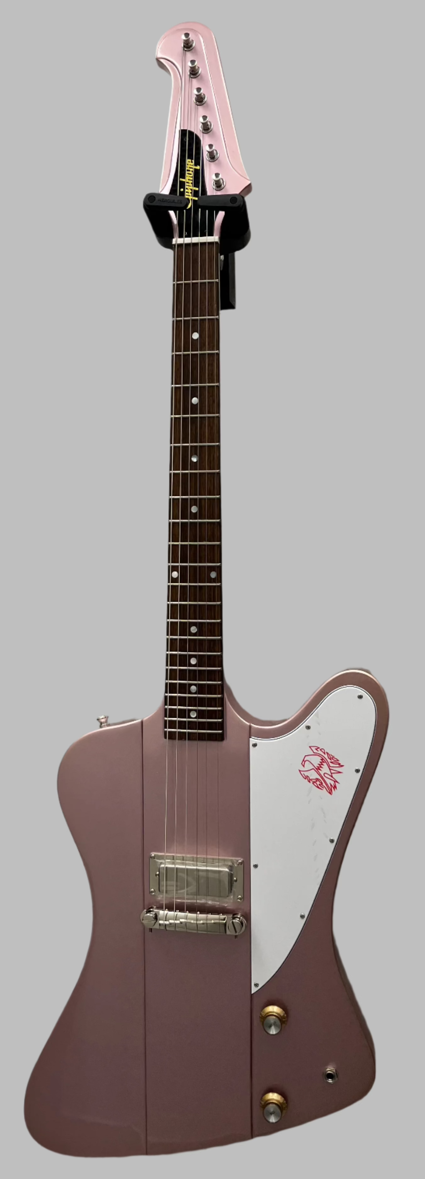 Epiphone 1963 Firebird I Electric Guitar with Hardshell Case - Heather Poly EIGC63FB1HPNH SERIAL NUMBER 23081527688 - 7.6 LBS