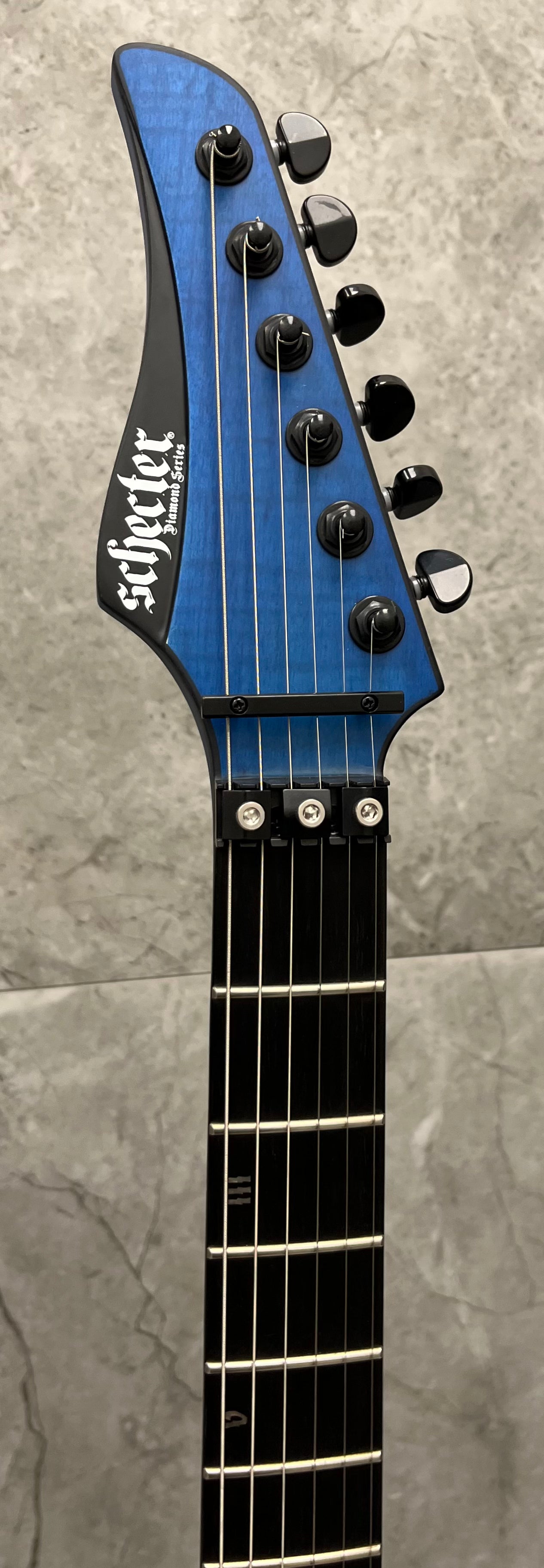 Schecter Sullivan King Banshee-7 FR-S Guitar Obsidian Blood