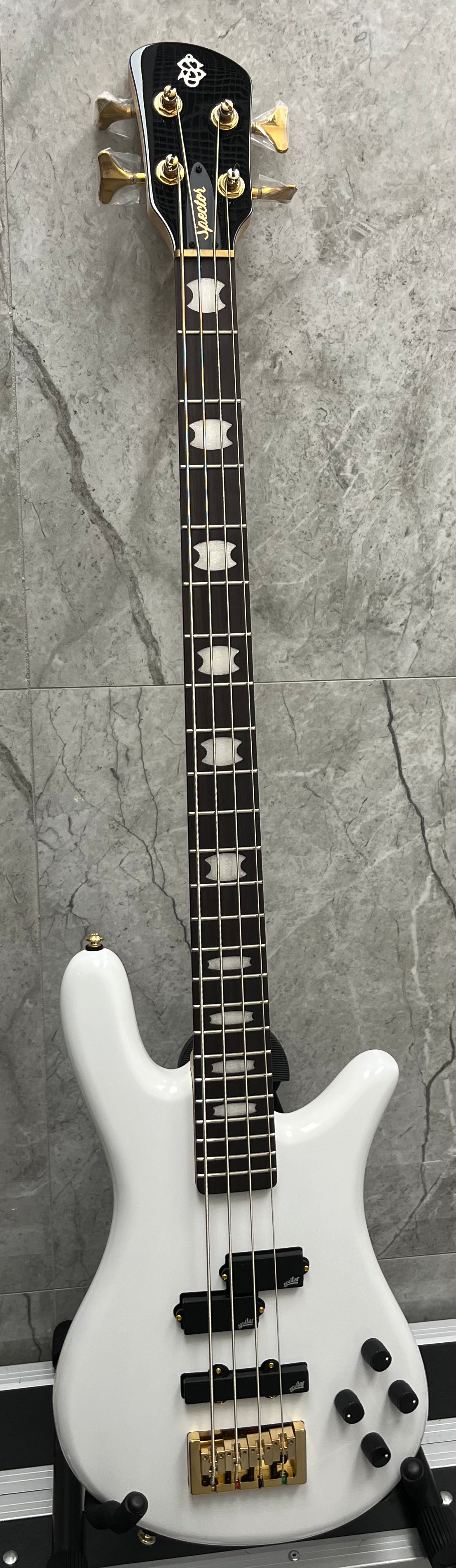 Spector Bass NS Icon Bolt-On Bass Guitar - White Gloss ICONNS2BWH SERIAL NUMBER CI25090142 - 7 LBS 5 OZ
