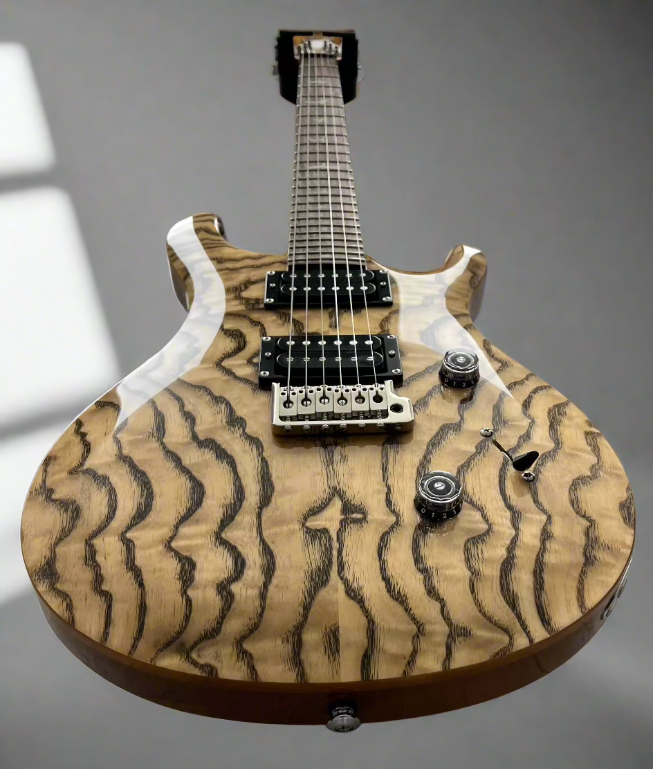 PRS SE LIMITED EDITION Exotic Custom 24 Swamp Ash Burl Natural 114983::NA: SERIAL NUMBER CTIG111833 - 7.2 LBS