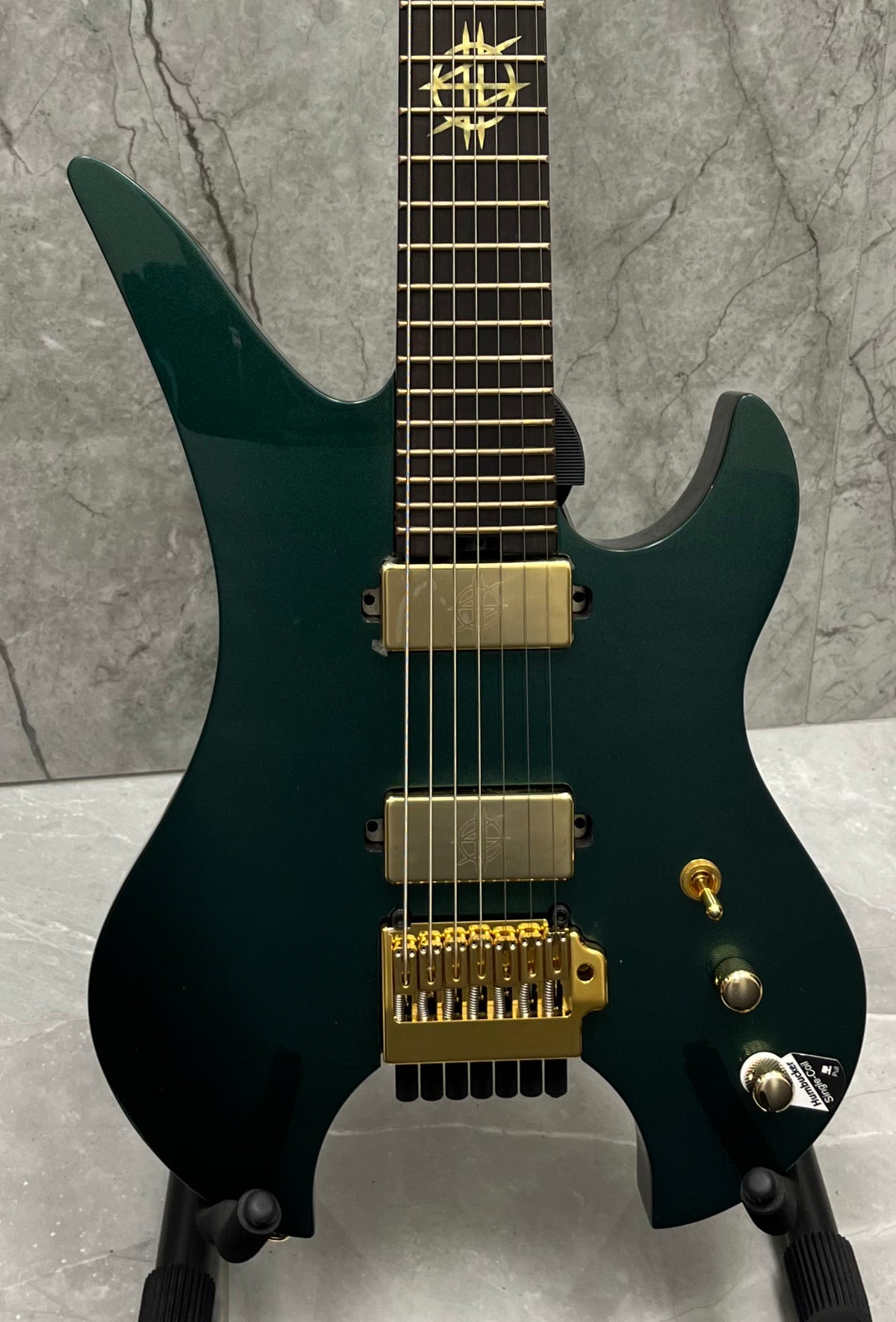 SCHECTER SYNYSTER GATES CUSTOM-7 TR HEADLESS 7 STRING OAK GREEN
