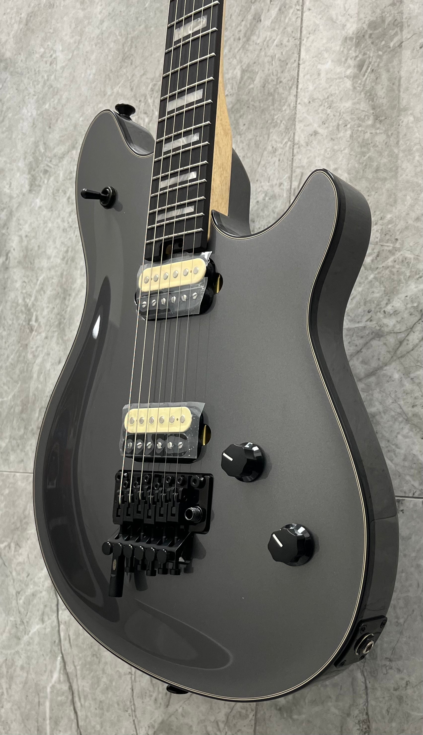 EVH Wolfgang USA Ebony Fingerboard Gloss Silver 5107920821 SERIAL NUMBER WG17502A - 8.0 LBS