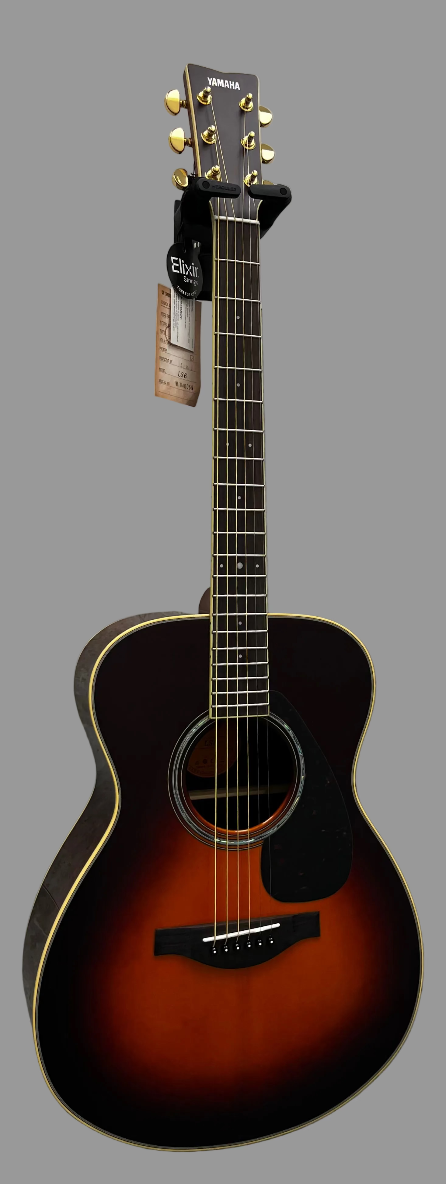 Yamaha LS6ARE BS Folk Guitar Brown Sunburst LS6ARE BS w/ YAMAHA HARD BAG INCLUDED