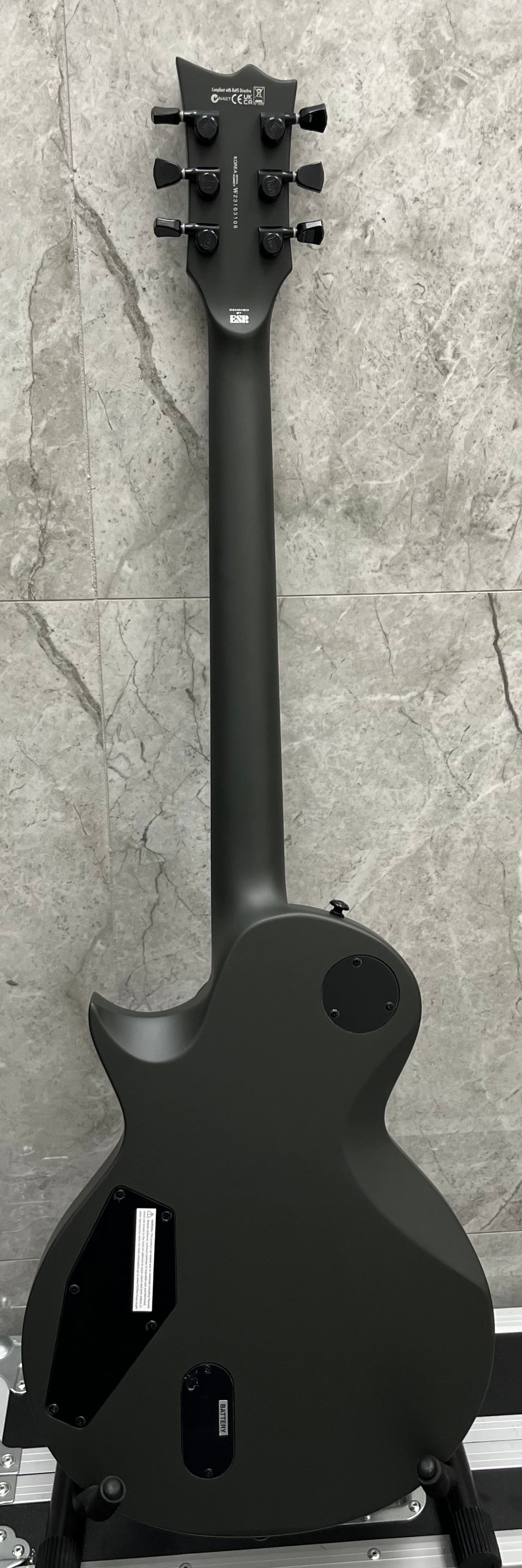 ESP LTD EC-1000 EC1000 FISHMAN PICKUPS AND STAINLESS STEEL FRETS Woodland Camo Satin LEC1000WCS PLAYER GRADE - SERIAL NUMBER W23103106 - 7 LBS 4 OZ