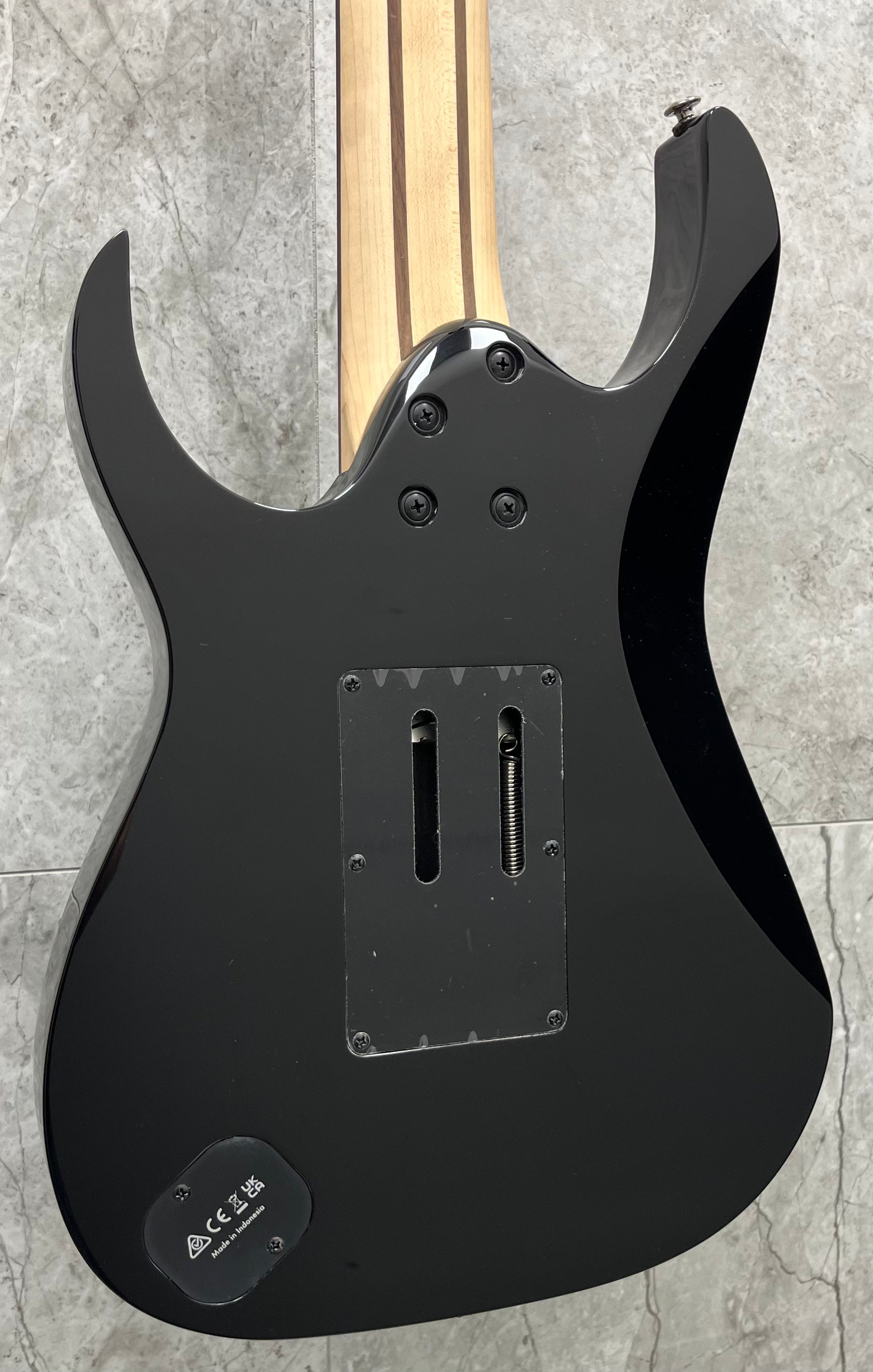 Ibanez UV70PBK Jem / Universe Steve Vai 7 String Signature Model Black SERIAL NUMBER I230700611 - 7.8 LBS