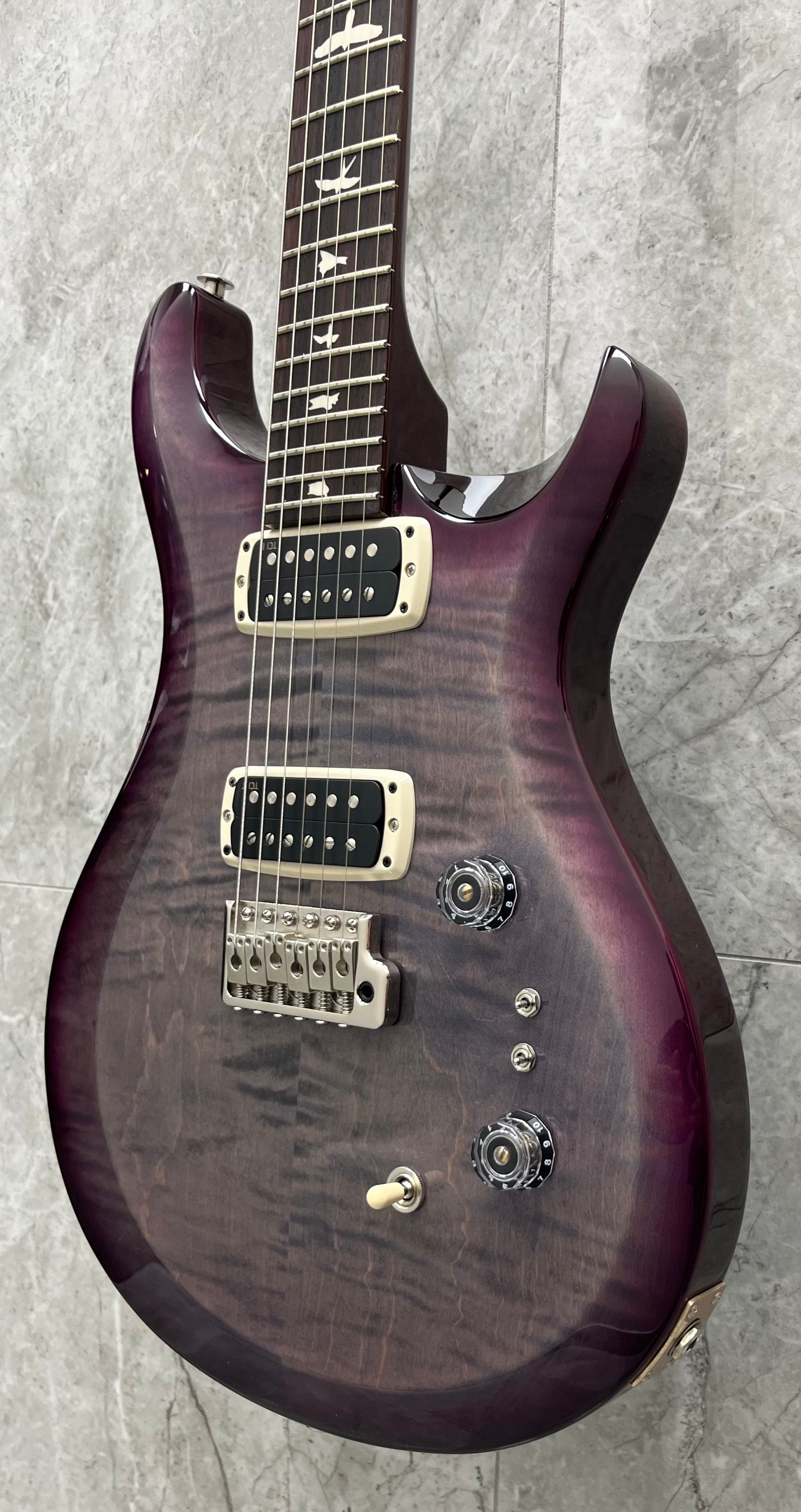 PRS Guitars USA S2 Custom 24-08 GI - Faded Gray Black Purple Burst 112819::GI SERIAL NUMBER 25 S2082974 - 7.8 LBS