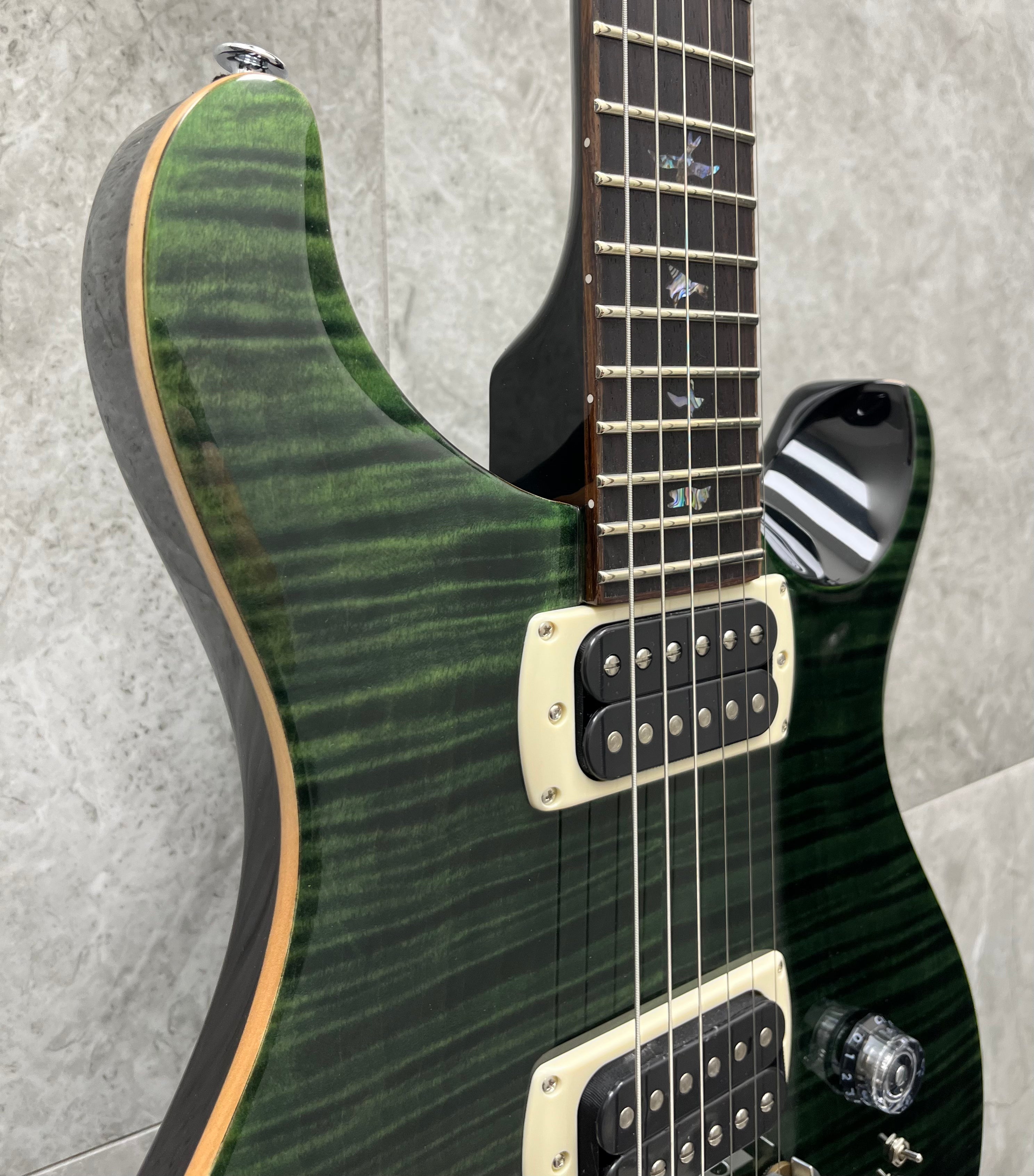 PRS Guitars SE Paul's Guitar with Gig Bag - Teal Black 115983::TK SERIAL NUMBER CTIH041688 - 6 LBS 7 OZ