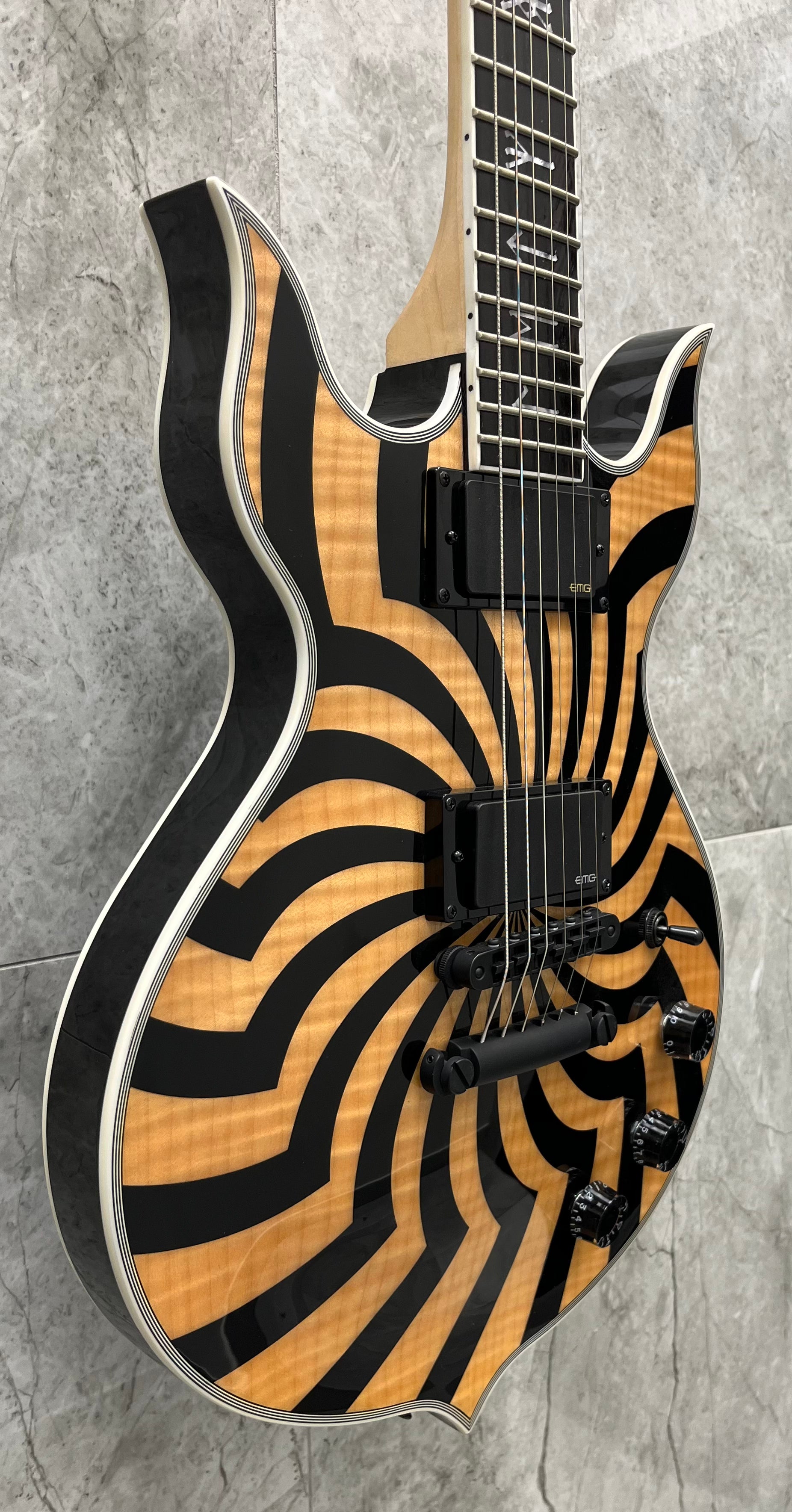Wylde Audio Heathen Grail Tortoise Black Blizzard Electric Guitar, Buzzsaw Rawtop 4551-SHC SERIAL NUMBER WA23030259 - 8.8 LBS