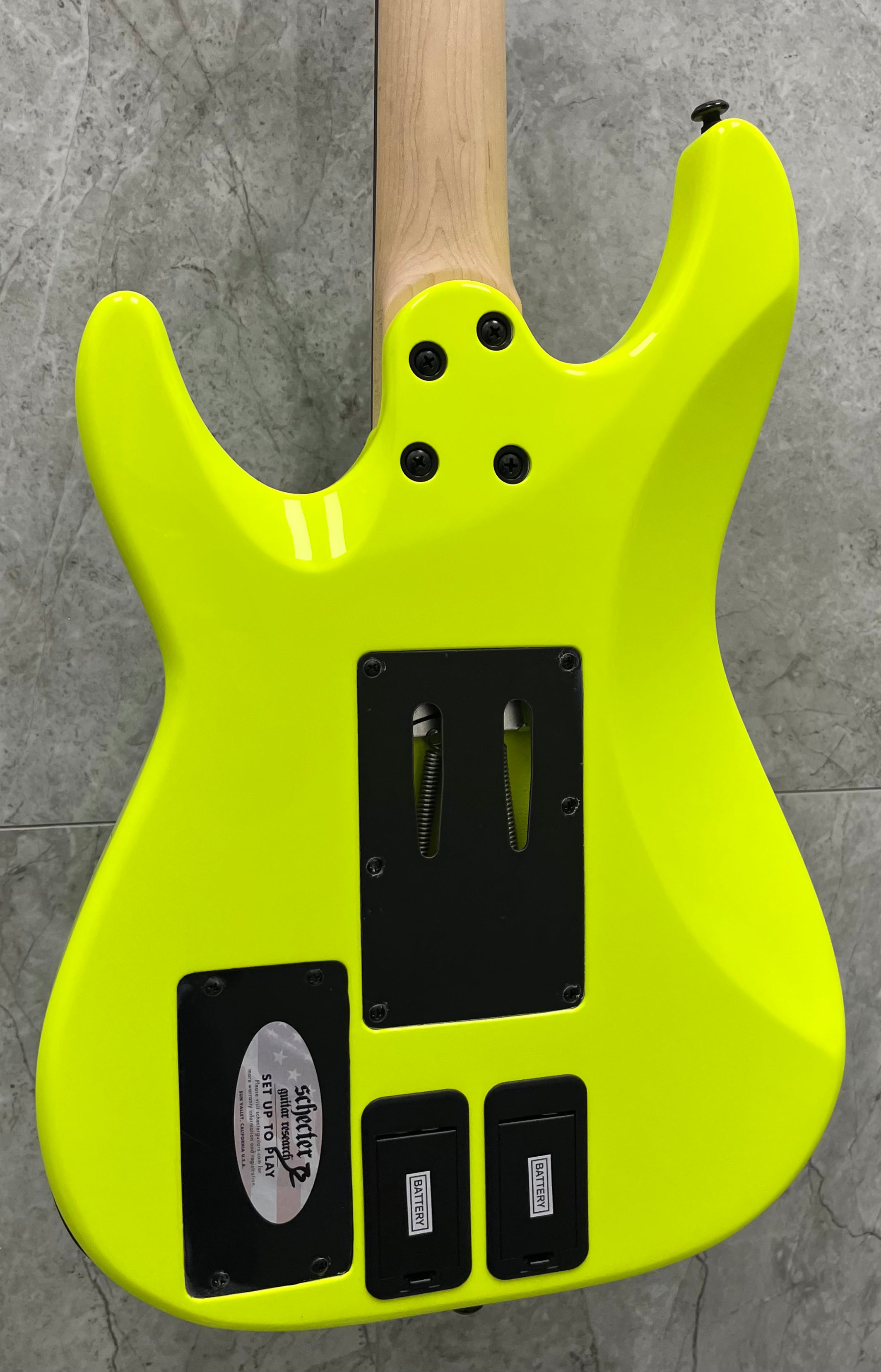 SCHECTER Sun Valley Super Shredder FR S Sustainiac Birch Green 1289-SHC PLAYER GRADE (LIKE NEW) - MINT DEMO SERIAL NUMBER IW22070998 - 7.0 LBS