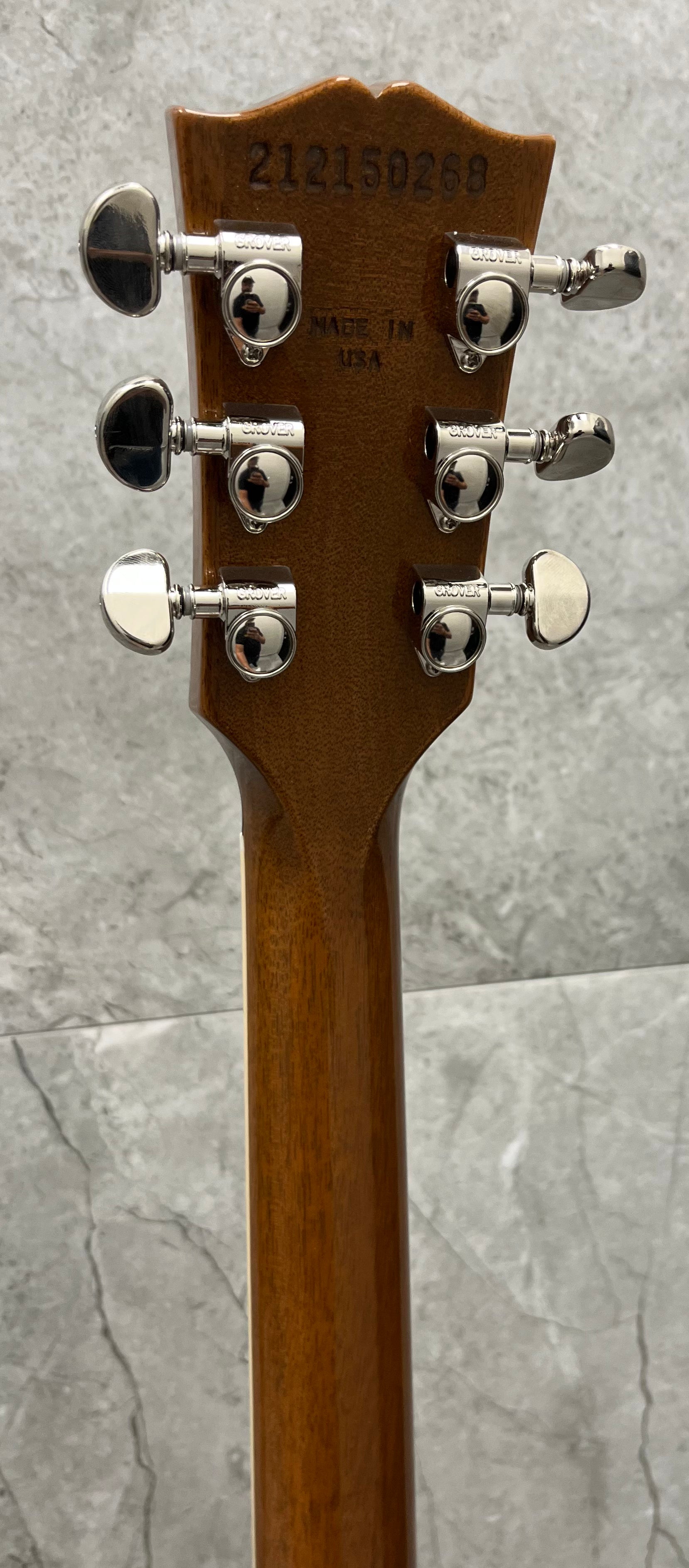 Gibson USA Les Paul Standard 60s Double Trouble Electric Guitar with Hardshell Case - Vintage Bourbon Burst LPS6DCW25VUNH SERIAL NUMBER 212150268 9 LBS 5 OZ