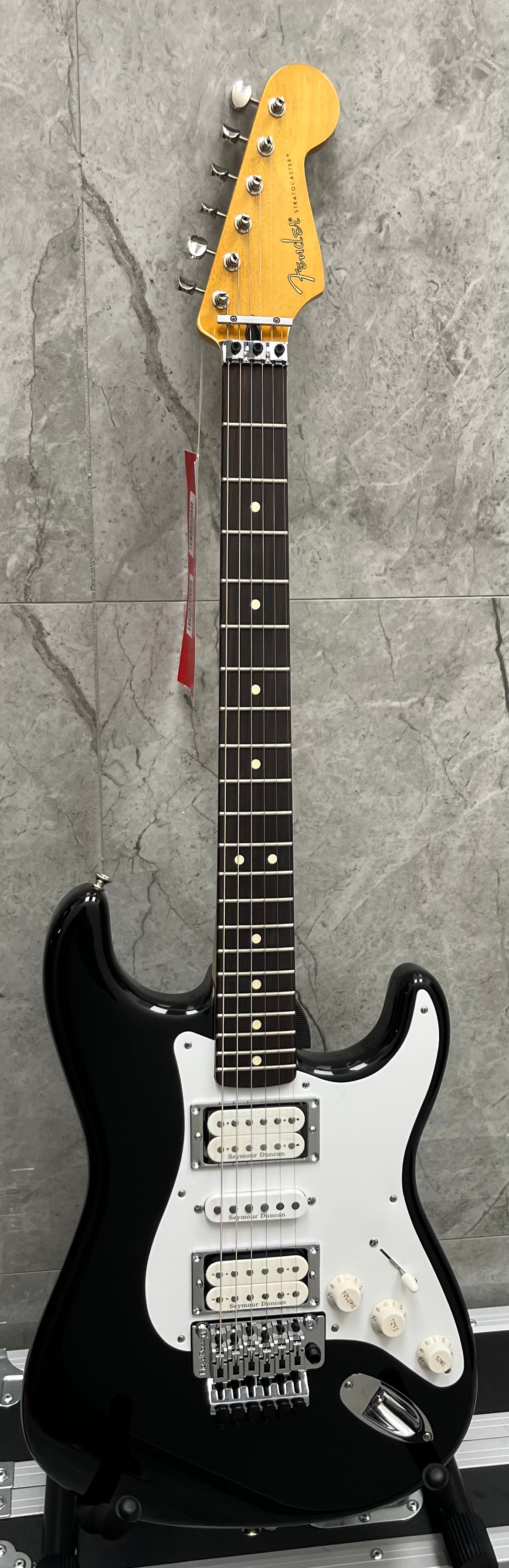 Fender Limited Edition 50th Anniversary Dave Murray Stratocaster Rosewood Fingerboard, Black 0141010306 SERIAL NUMBER MX26017896 - 8 LBS 5 OZ