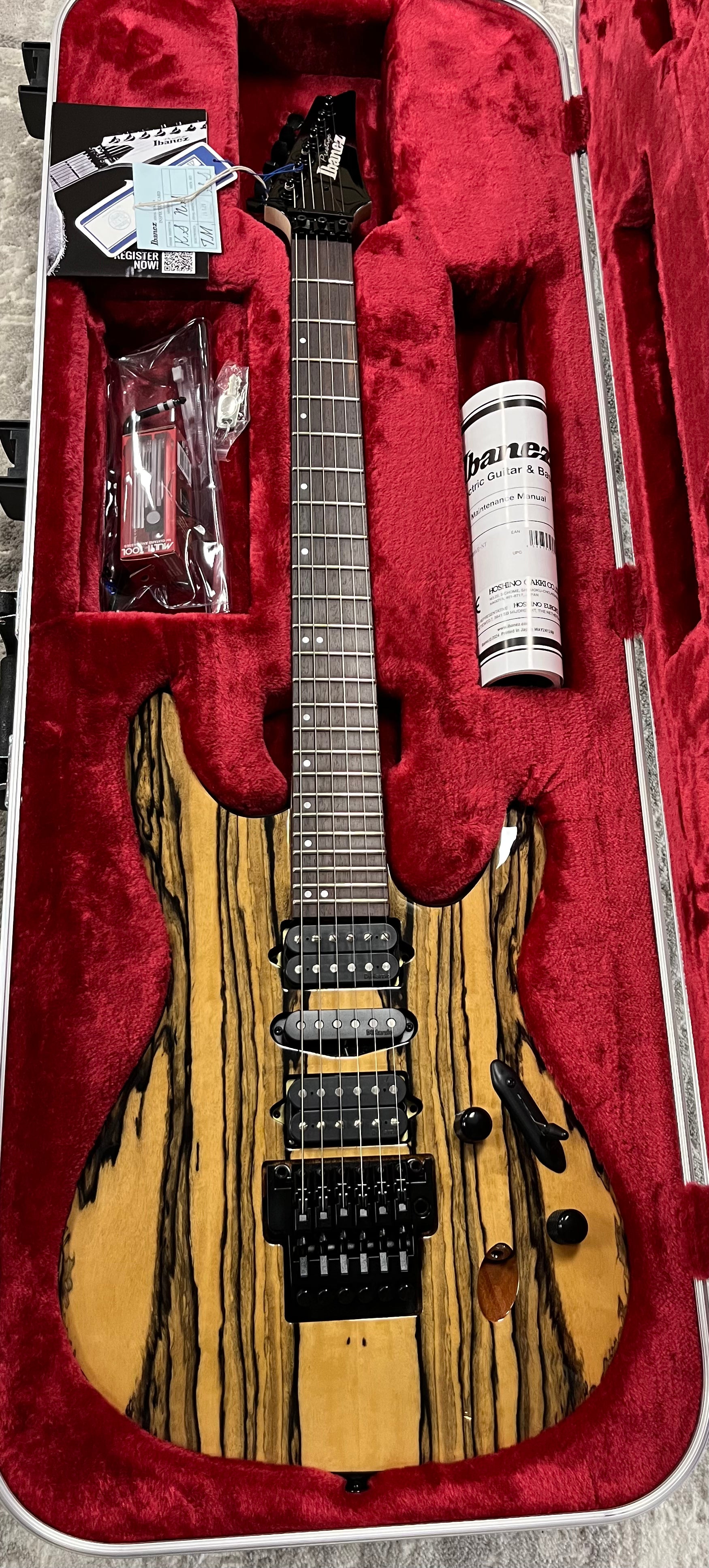 Ibanez Prestige Limited Edition Made in Japan S Series S6570BWENT SERIAL NUMBER F2506107 - 7.4 LBS