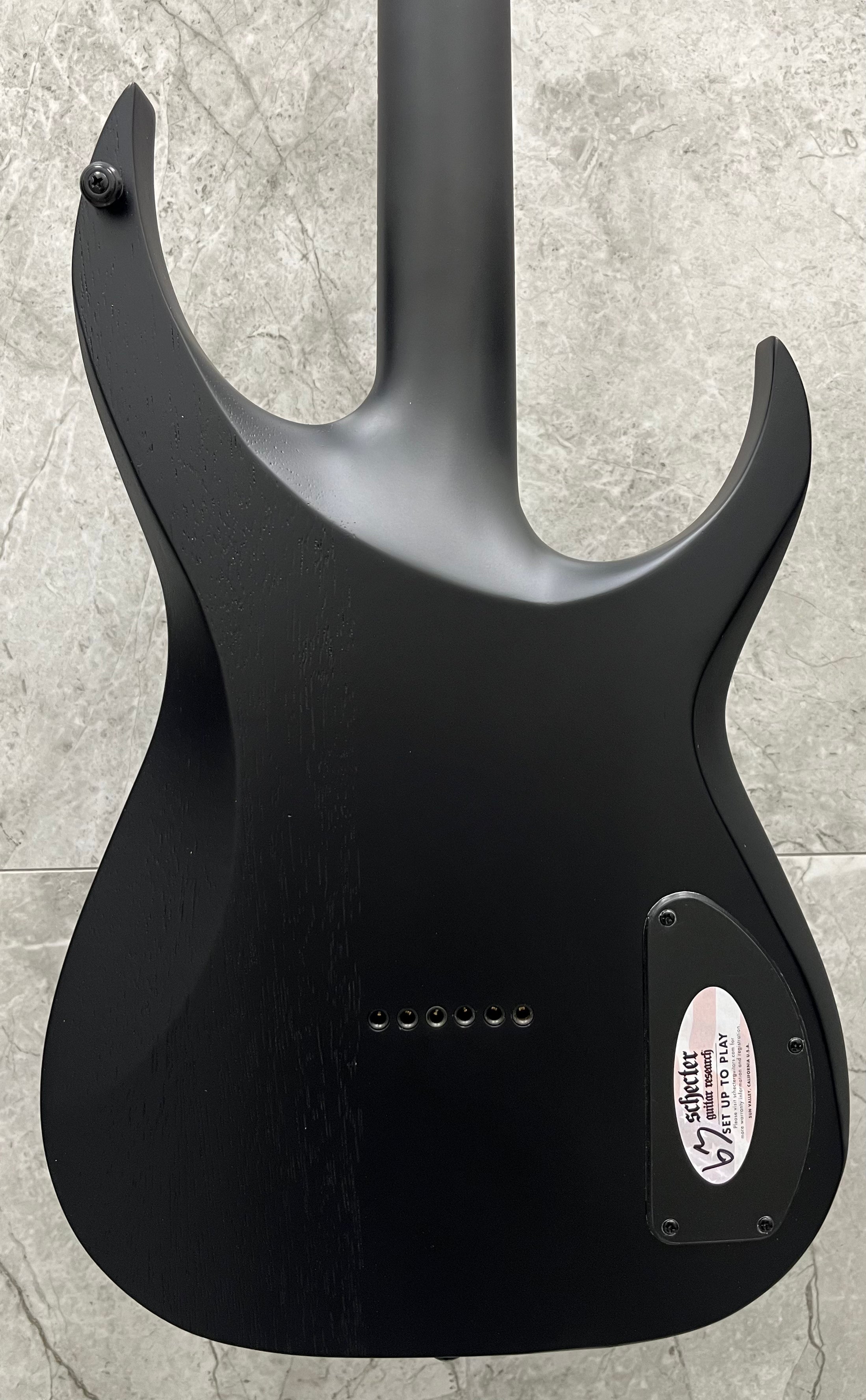 Schecter Keith Merrow KM-6 MK-III Legacy Left Handed Electric Guitar, Transparent White Satin 876-SHC SERIAL NUMBER W24100203 - 6.6 LBS