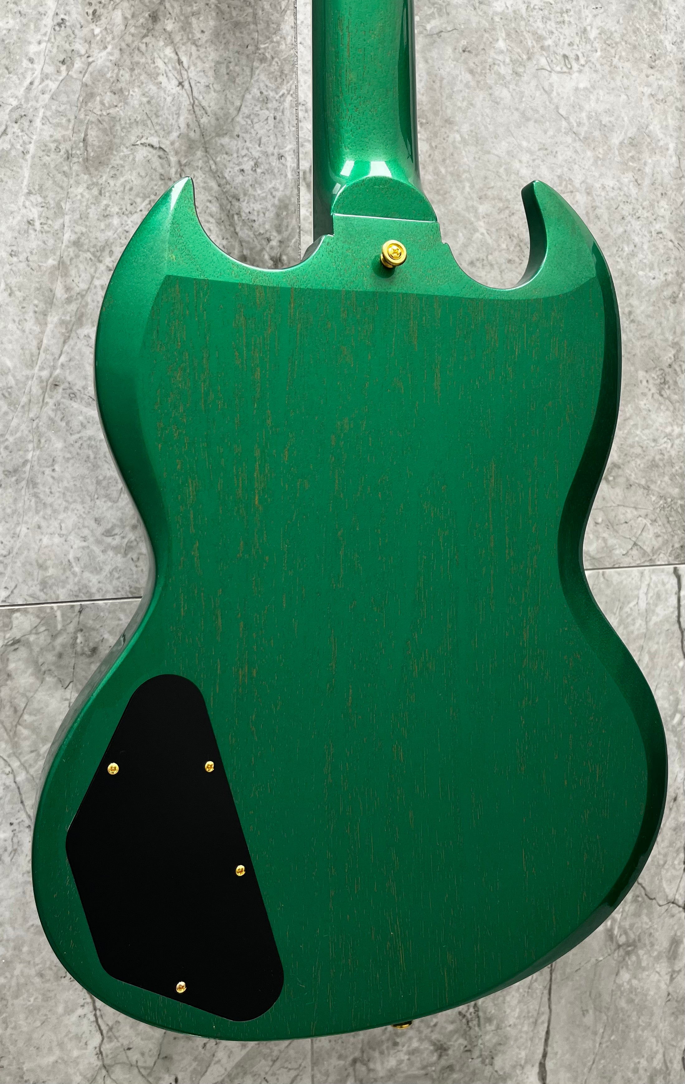 Gibson Custom Shop SG Custom 3-Pickup VOS Electric Guitar with Hardshell Case - TV Planet Green CUS24327 SERIAL NUMBER CS502819 - 7 LBS 6 OZ
