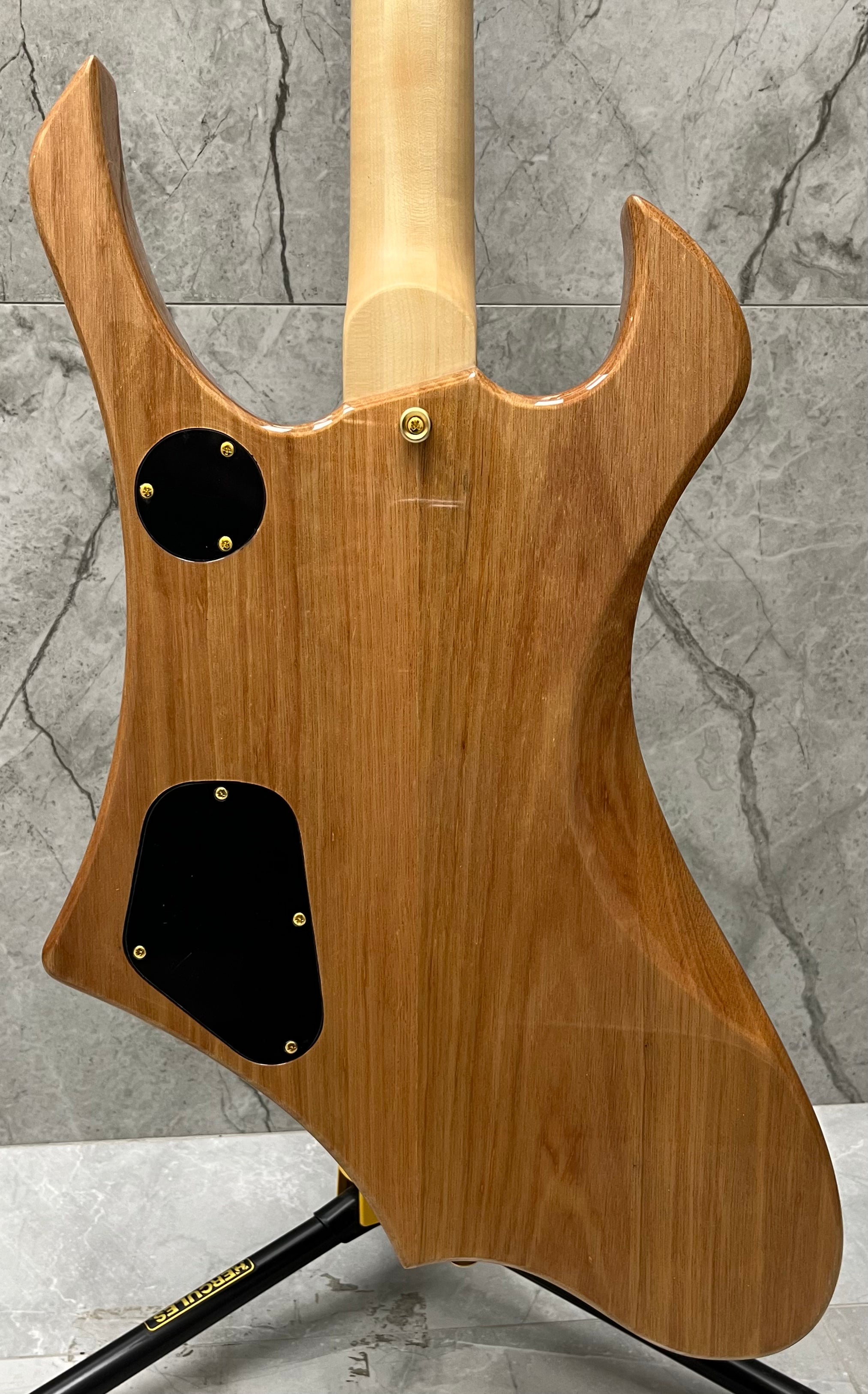 Wylde Audio Goregehn Special Edition Electric Guitar, Blood River Burl 4578-SHC