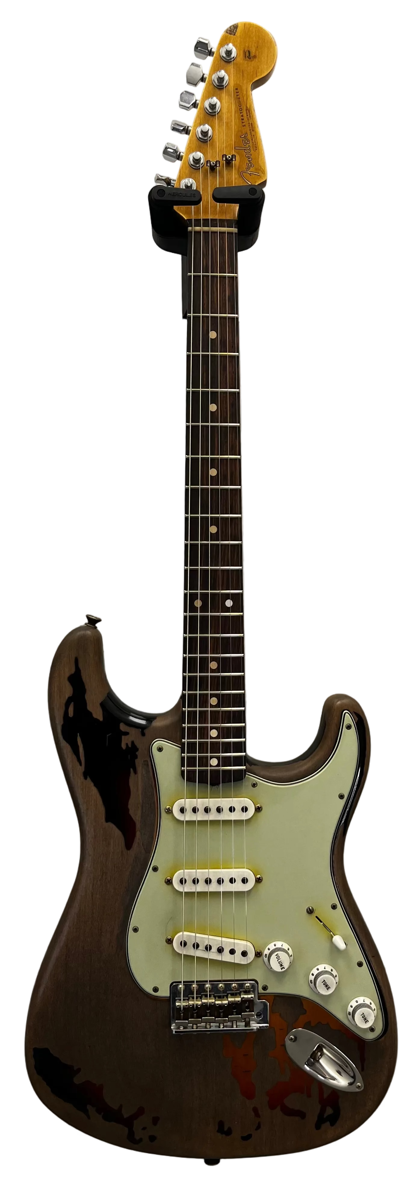 Fender USA Custom Shop Rory Gallagher Signature Stratocaster Relic Rosewood Fingerboard, 3-Color Sunburst 9235001128 SERIAL NUMBER R150379 - 7 LBS 15 OZ