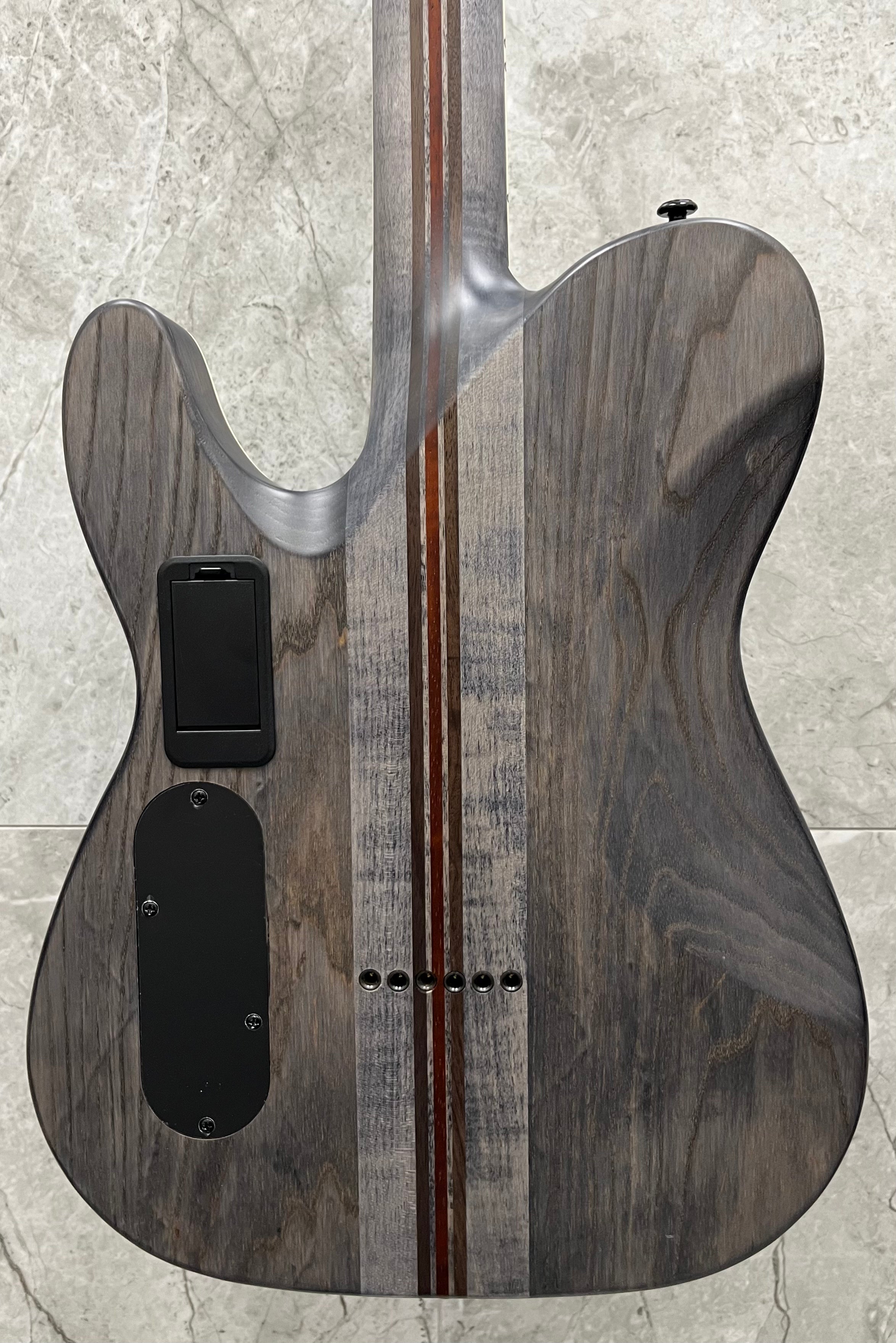 Schecter PT SLS Evil Twin Electric Guitar Satin Black 1342-SHC SERIAL NUMBER W24070442 - 7.6 LBS