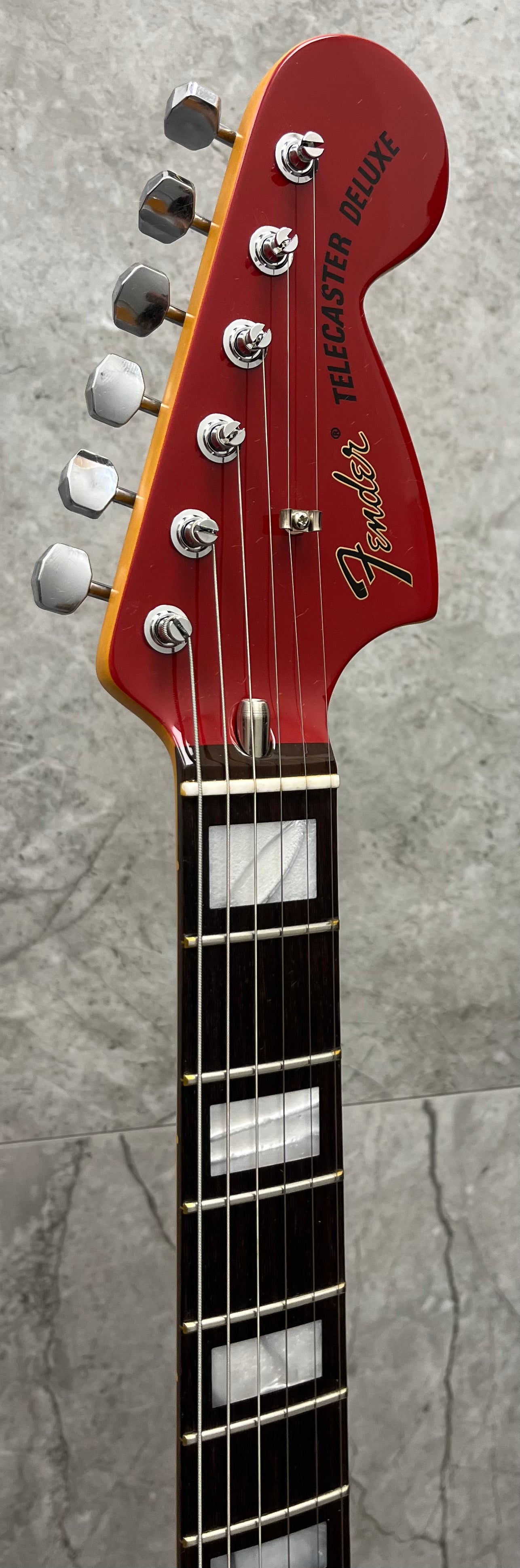 Fender USA Chris Shiflett Cleaver Telecaster Deluxe, Rosewood Fingerboard, Dakota Red 0117450754 SERIAL NUMBER CS240666 - 8.2 LBS