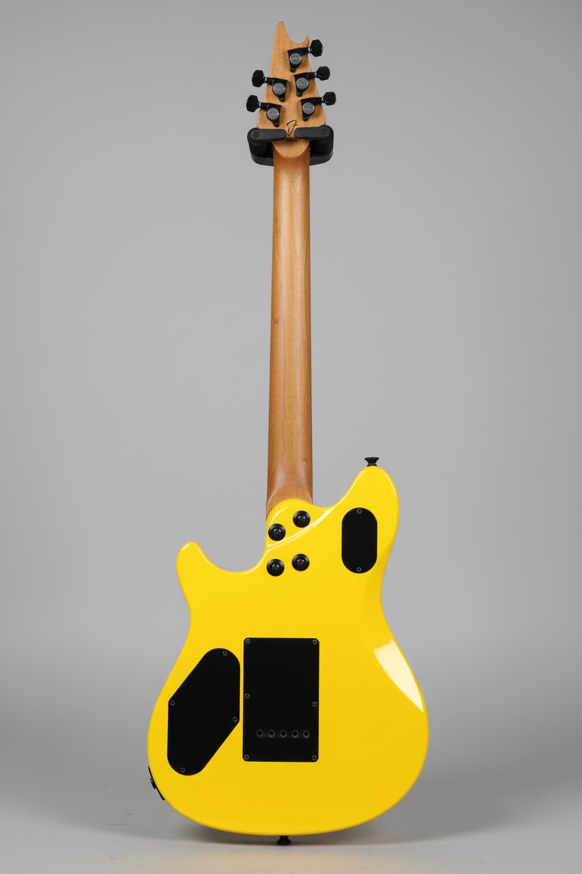 EVH Wolfgang Special Baked Maple Ebony Fingerboard Caution Yellow 5107701304 SERIAL NUMBER WG251379M - 7 LBS 5 OZ