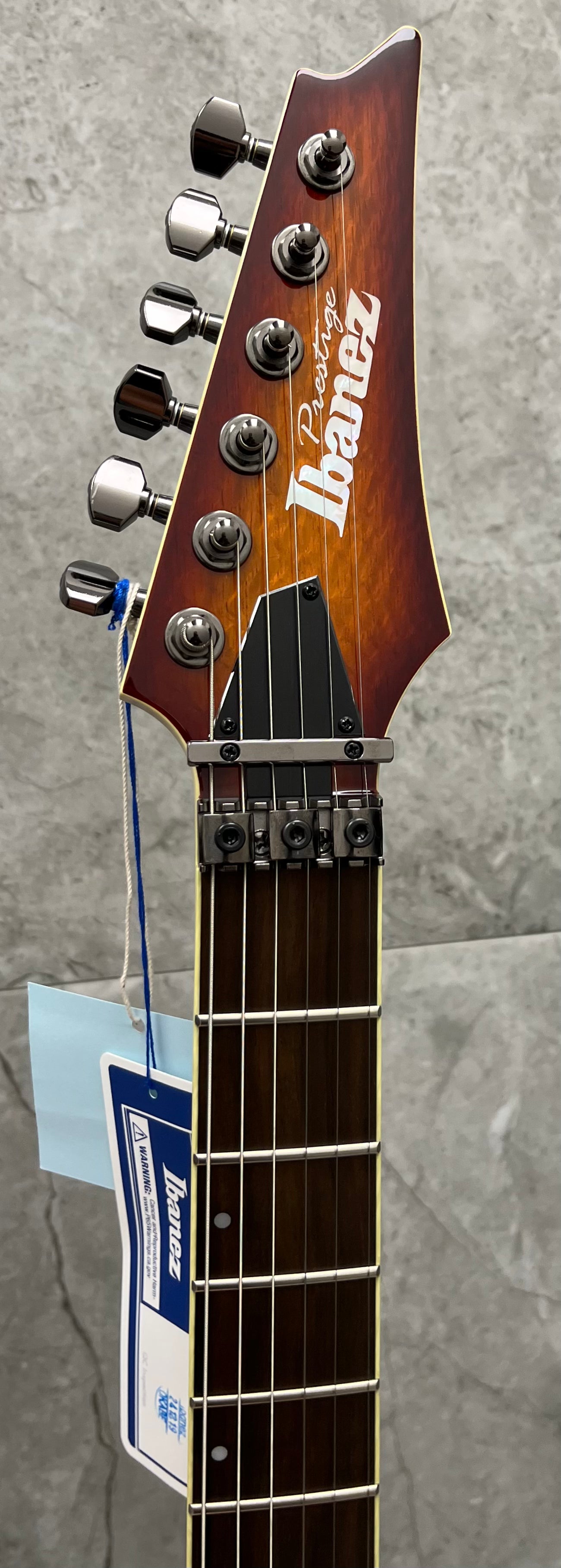 Ibanez MADE IN JAPAN S6570SKSTB Prestige S Electric Guitar with Silk Oak Top Sunset Burst SERIAL NUMBER F2410951 - 7.2 LBS