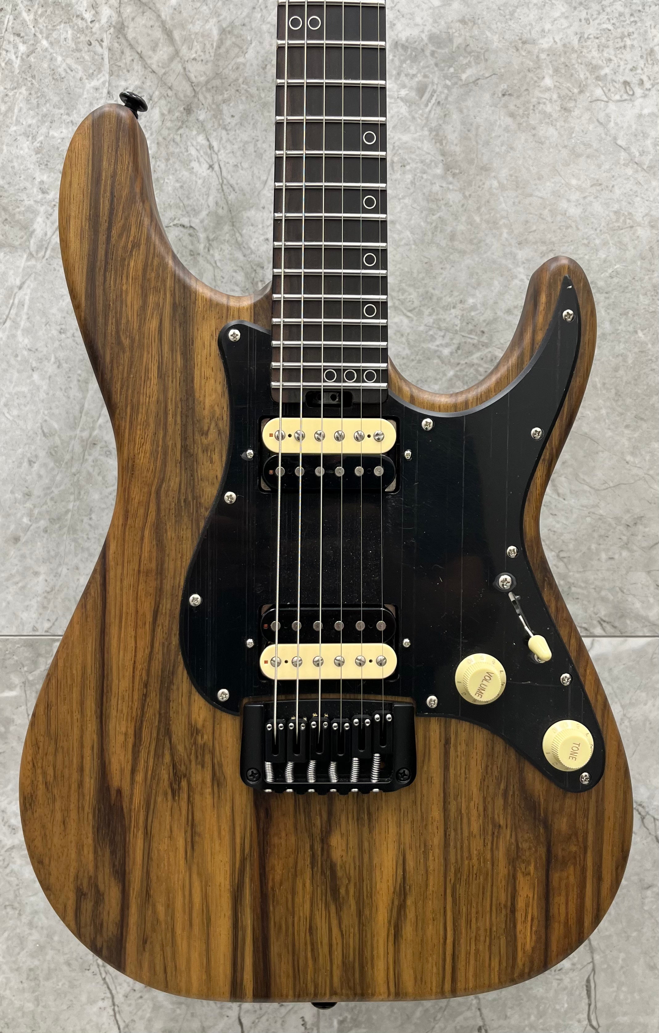 Schecter Sun Valley Super Shredder Exotic Hardtail Black Limba 1269-SH