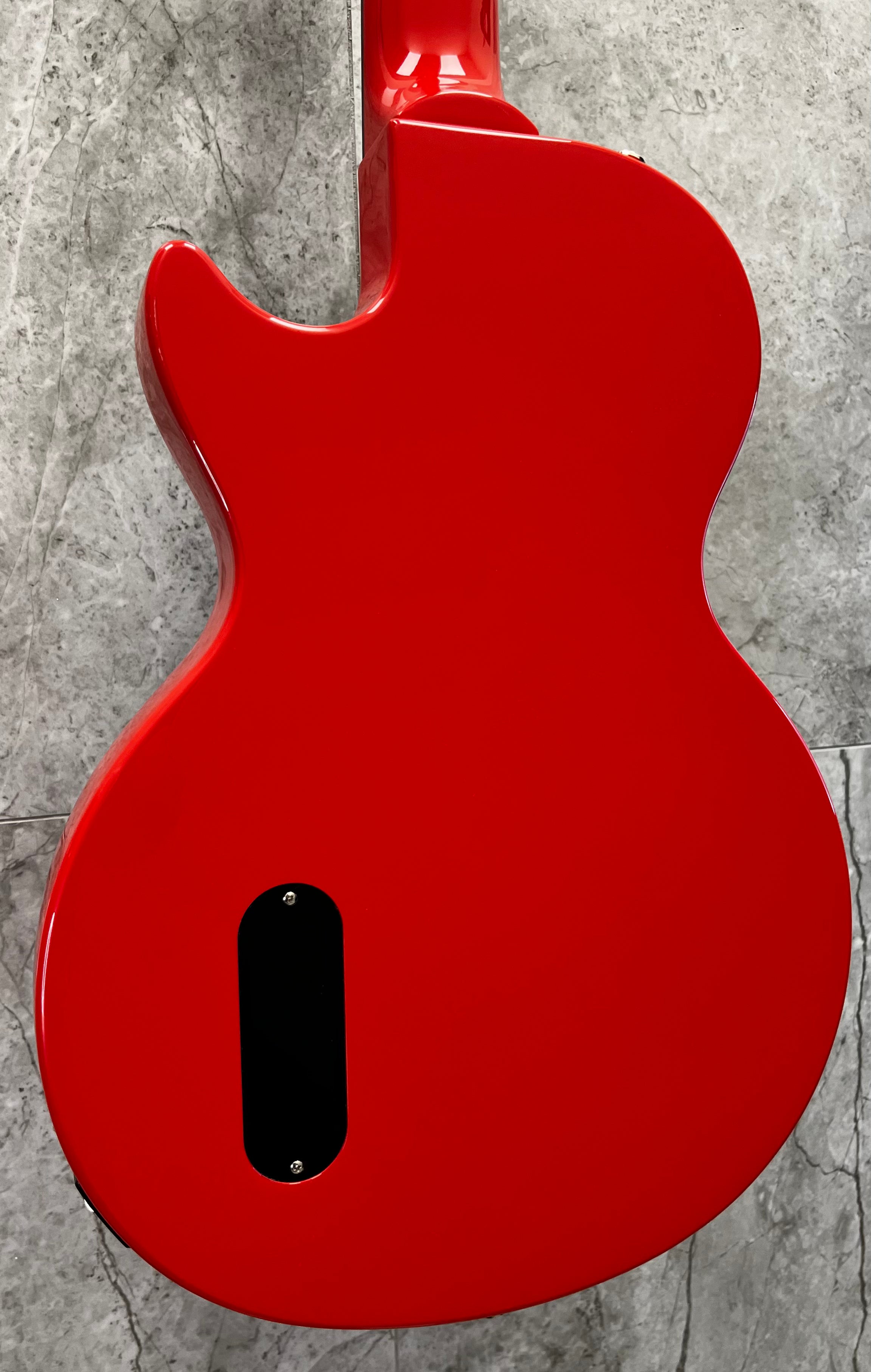 Epiphone Billie Joe Armstrong Les Paul Junior Electric Guitar with Hardshell Case - Radiant Red EIGBJALPJRRNH SERIAL NUMBER 26011524613 - 7 LBS 5 OZ