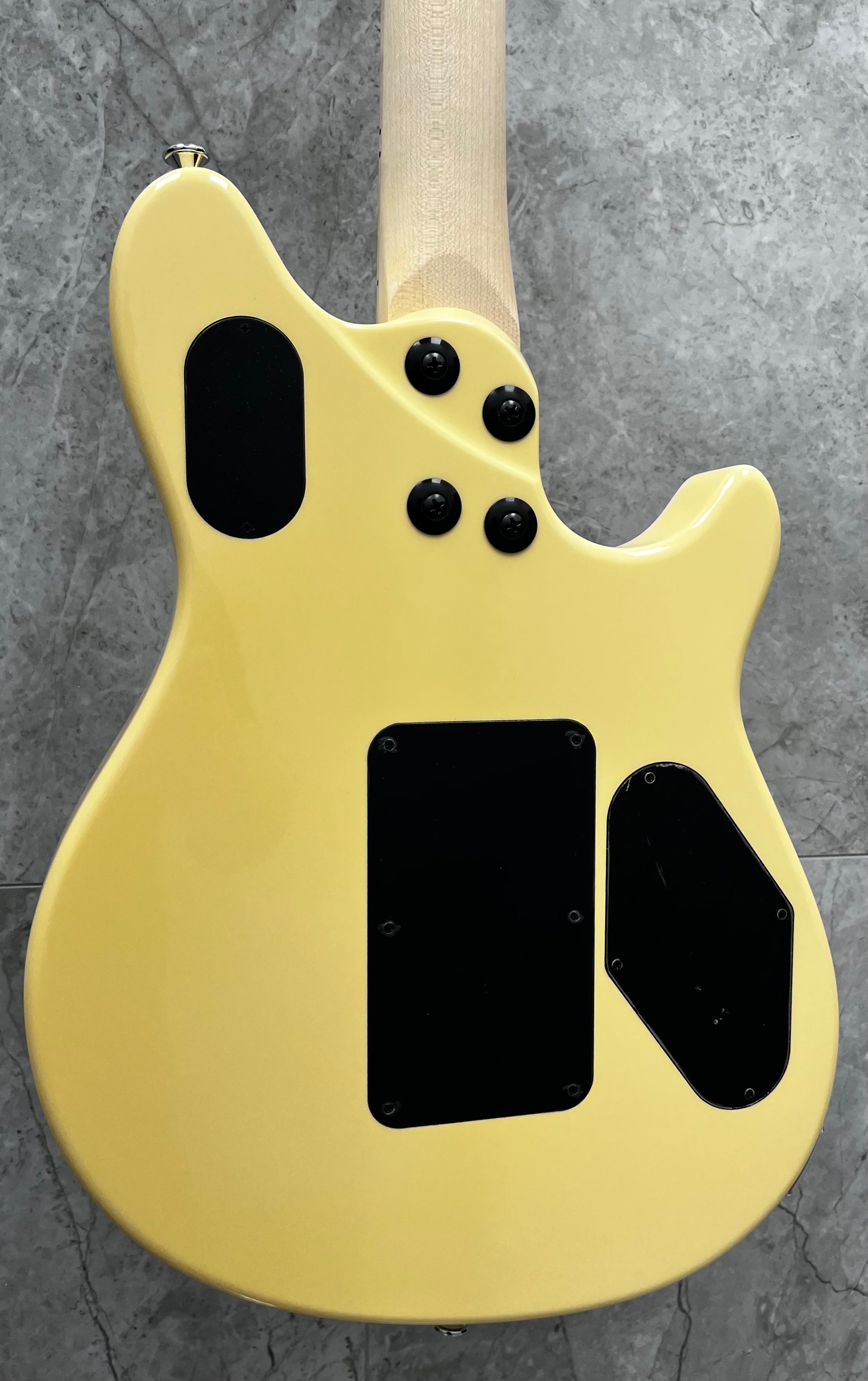 EVH USA Wolfgang USA Left Hand Birdseye Maple Fingerboard, Vintage White 5107910886 SERIAL NUMBER WG17796A - 7 LBS 11 OZ