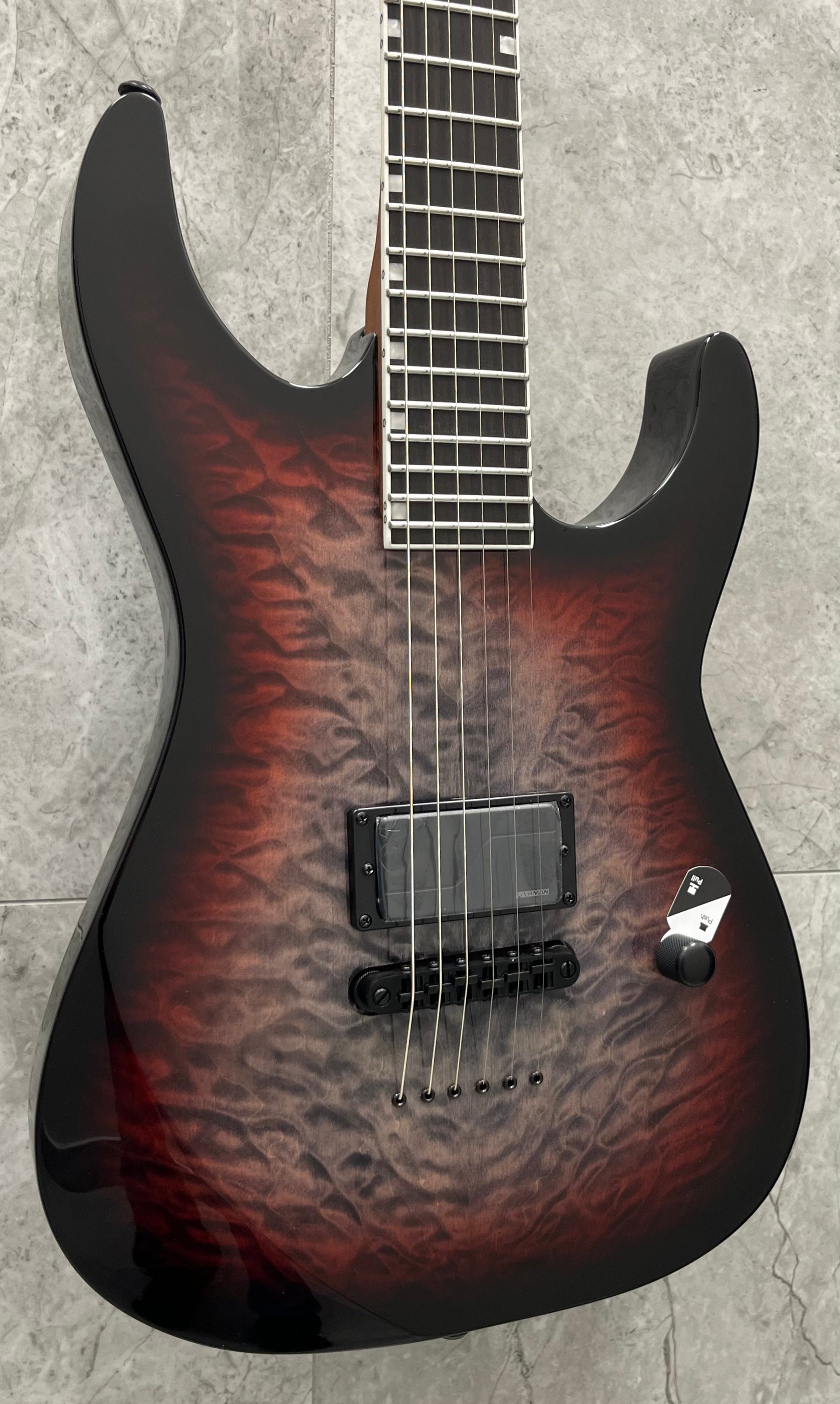 ESP LTD Josh Middleton JM-I Signature Electric Guitar - Deep Blood Moon W/ HARDSHELL CASE JMIQMDBLM SERIAL NUMBER W25042314 - 7.4 LBS