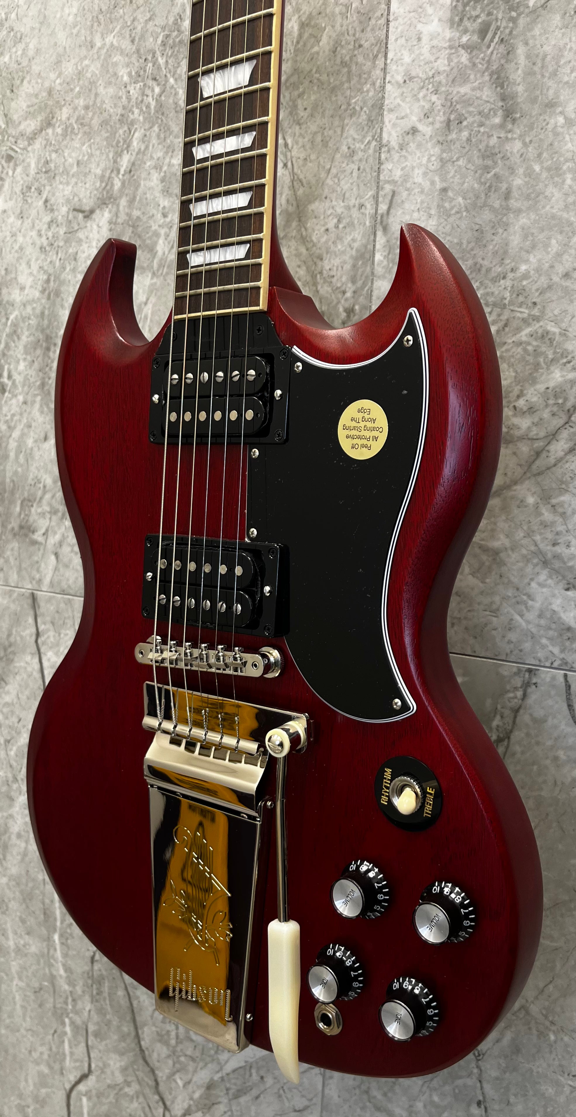 Gibson USA SG Standard Faded '61 w/Maestro - Vintage Cherry SG61F00VCNM SERIAL NUMBER 217820303 - 6 LBS 13 OZ