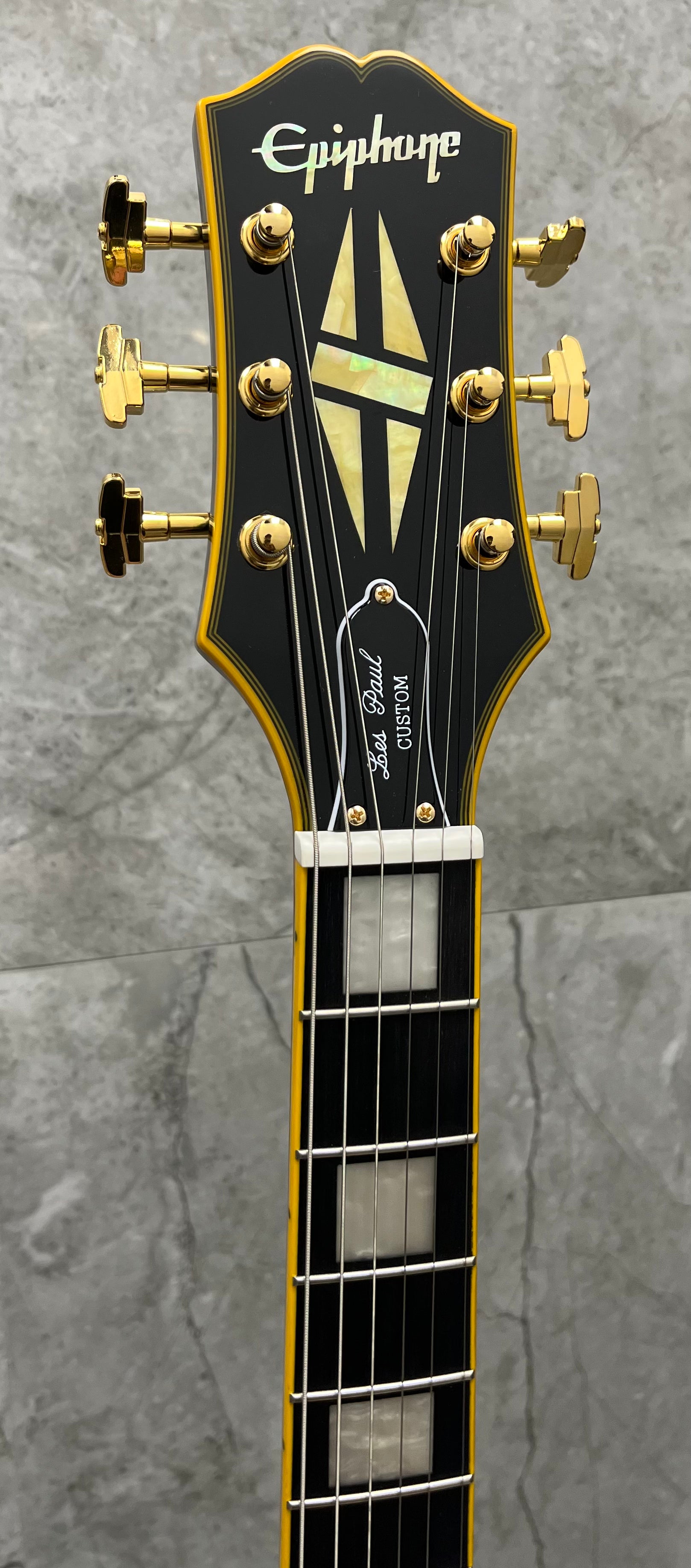 Epiphone Inspired by Gibson Custom Joe Bonamassa 59 LP Custom w/ Bigsby Antique Ebony EIJBLPCBGB SERIAL NUMBER 25051520200 9 LBS 4 OZ