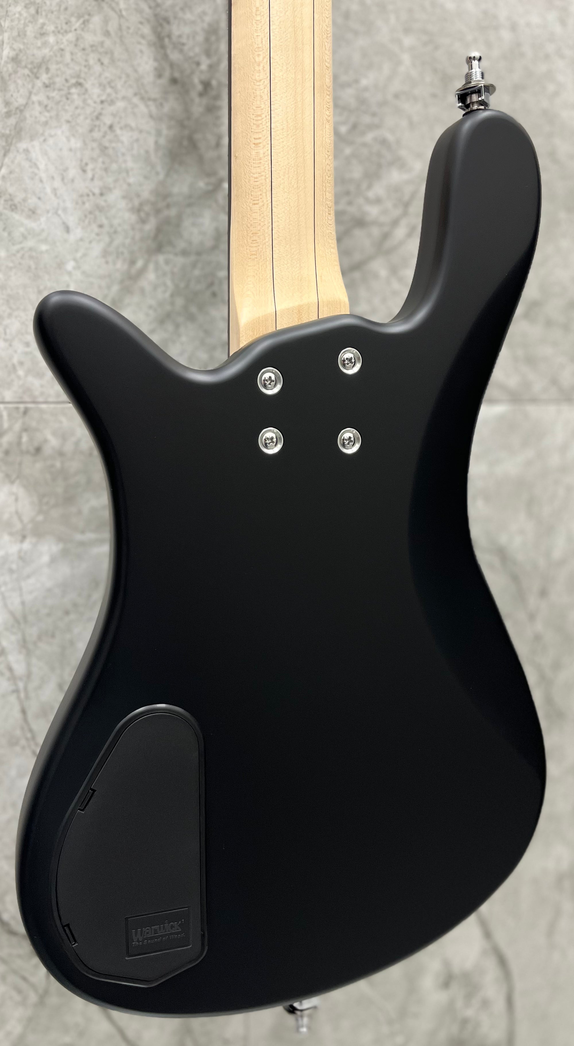 Warwick RockBass Artist Line Robert Trujillo METALLICA 4 String - Solid Black Satin BA194493AAALDFR