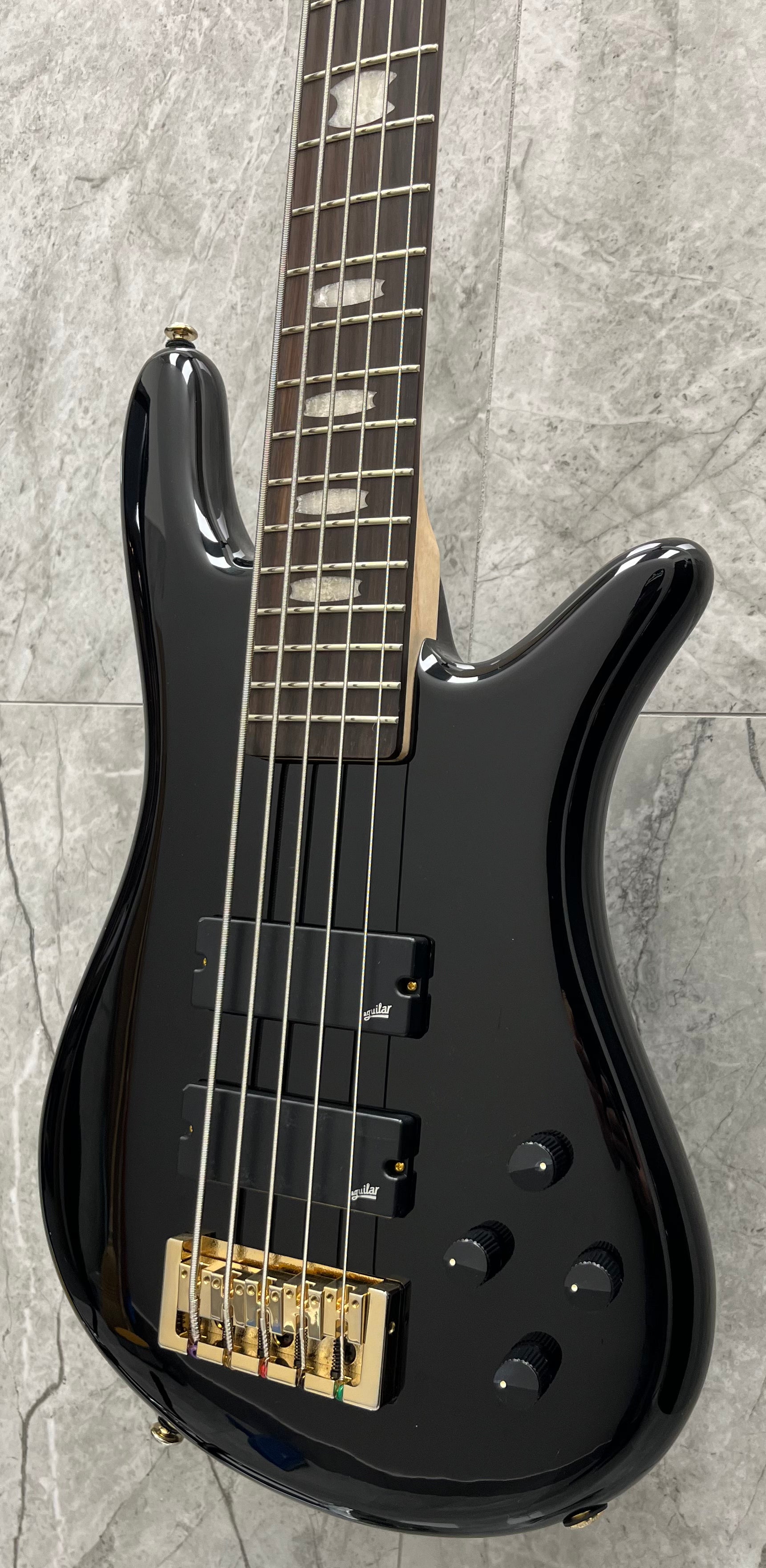 Spector Bass NS Icon Bolt-On 5-String Bass Guitar - Black Gloss ICONNS5BBK SERIAL NUMBER CI25090221 - 8 LBS 10 OZ