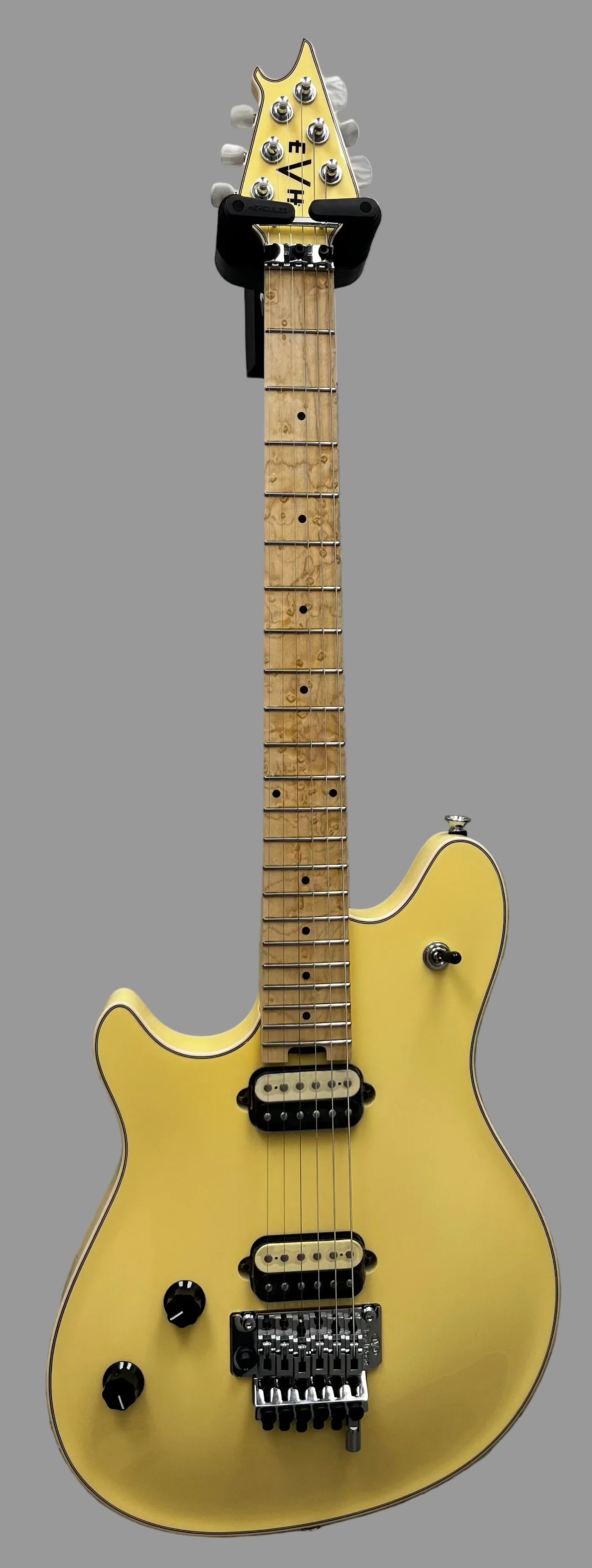 EVH USA Wolfgang USA Left Hand Birdseye Maple Fingerboard, Vintage White 5107910886 SERIAL NUMBER WG17796A - 7 LBS 11 OZ